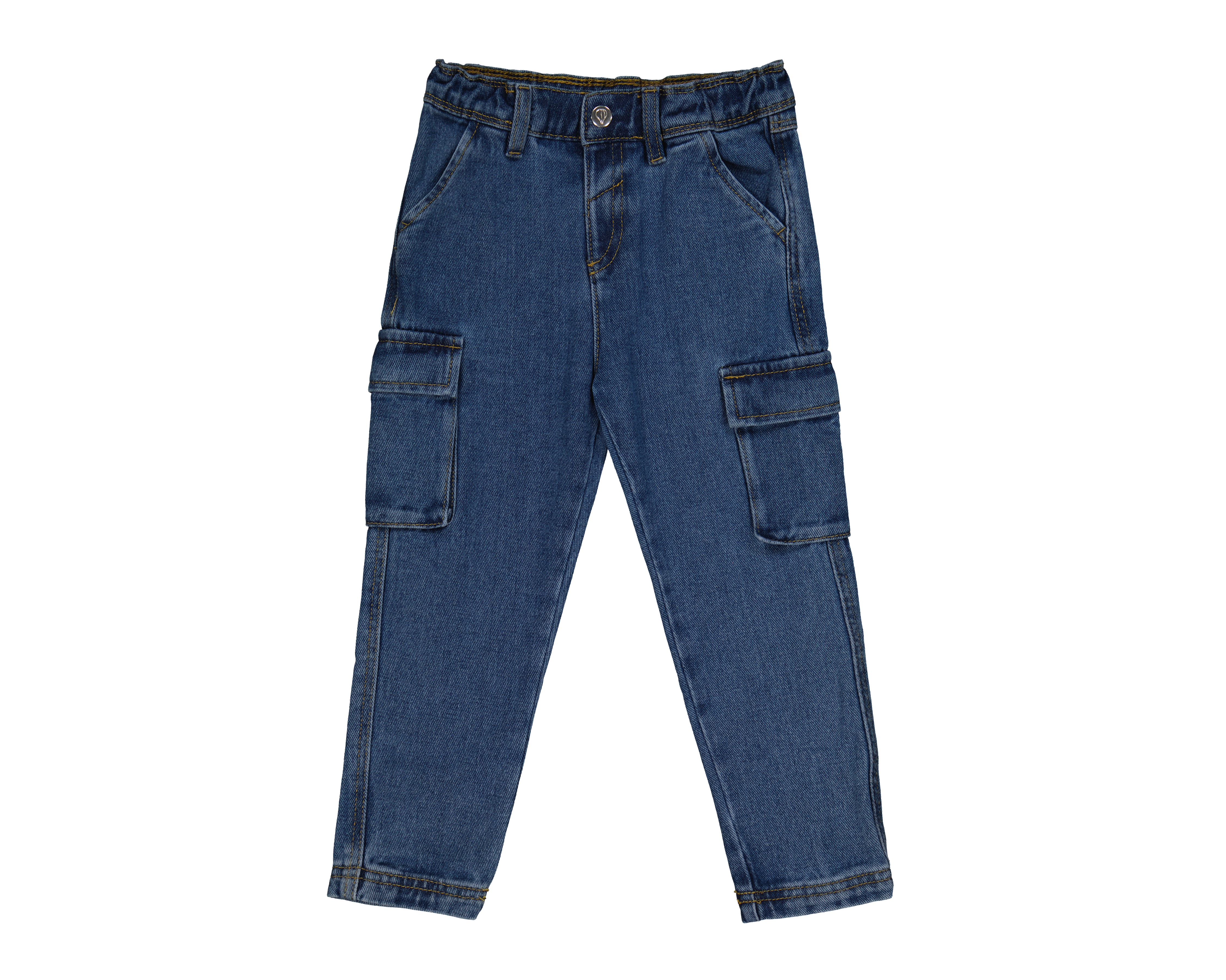 Foto 2 pulgar | Foto 1 | Pantalón para Bebé Niño Baby Colors de Mezclilla