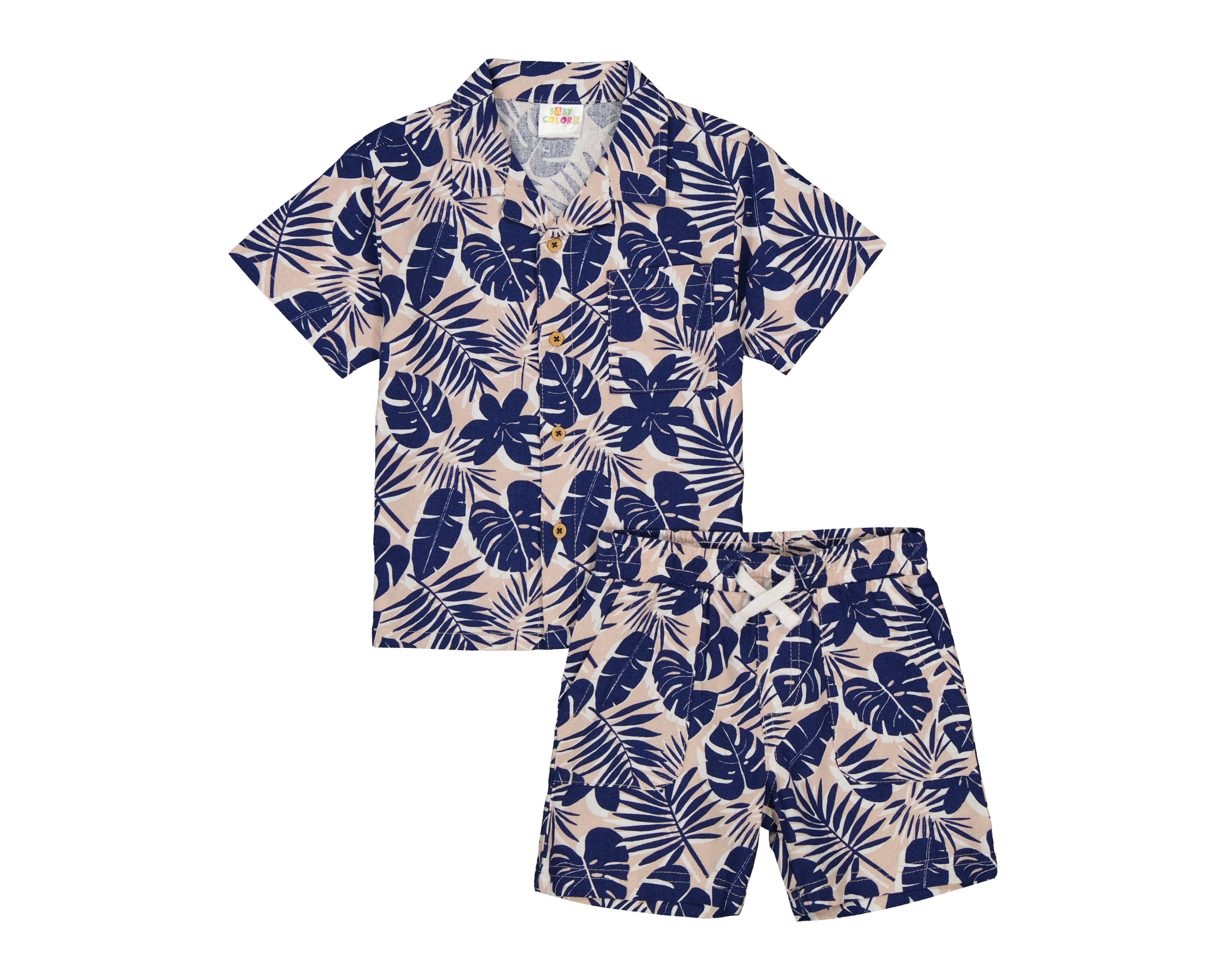 Foto 2 pulgar | Foto 1 | Short y Camisa para Bebé Niño Baby Colors