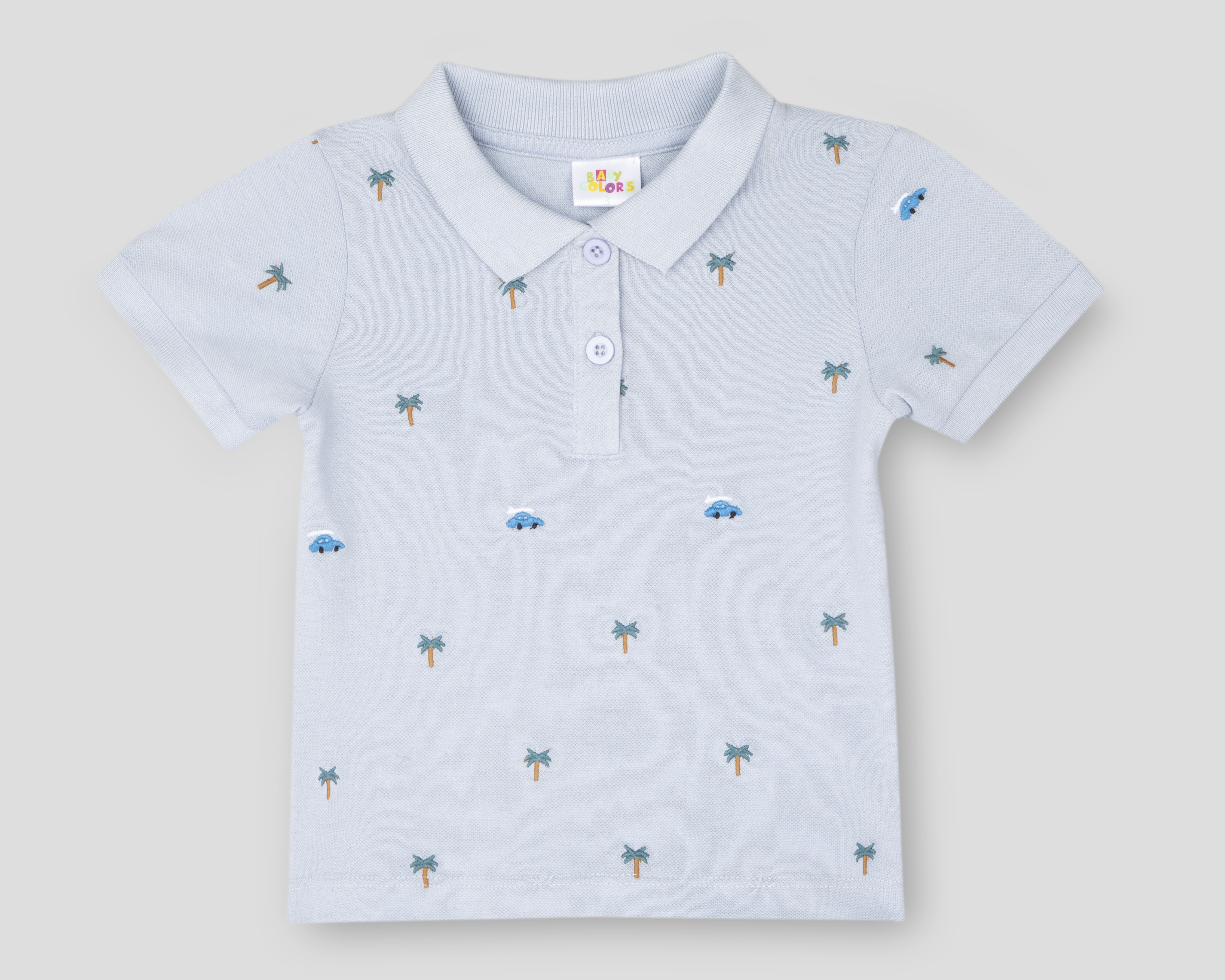 Playera para Bebé Niño Baby Colors de Algodón Estampada