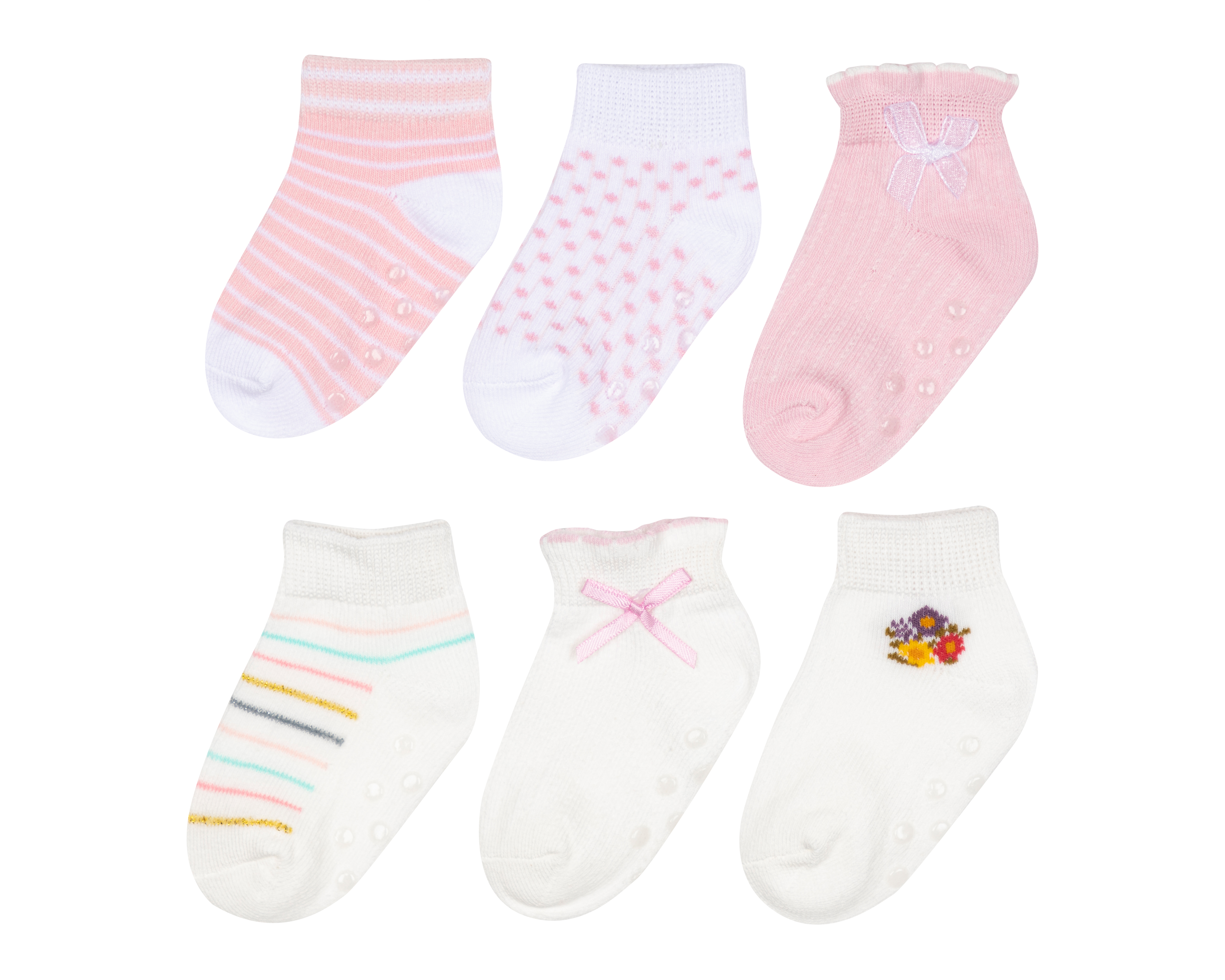Foto 2 pulgar | Foto 1 | Calcetines para Bebé Niña Baby Colors 6 Pares