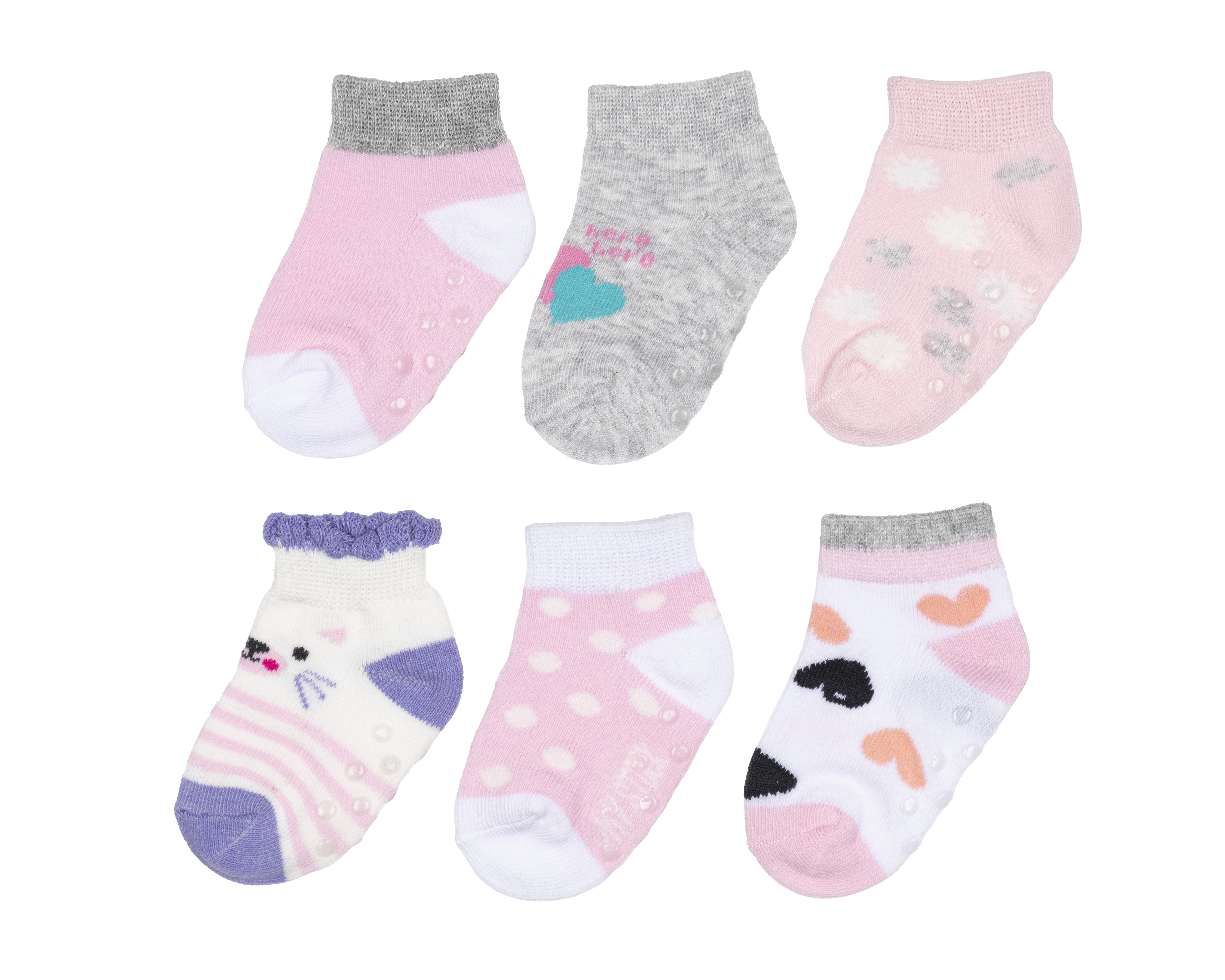 Foto 2 pulgar | Foto 1 | Calcetines para Bebé Niña Baby Colors 6 Pares