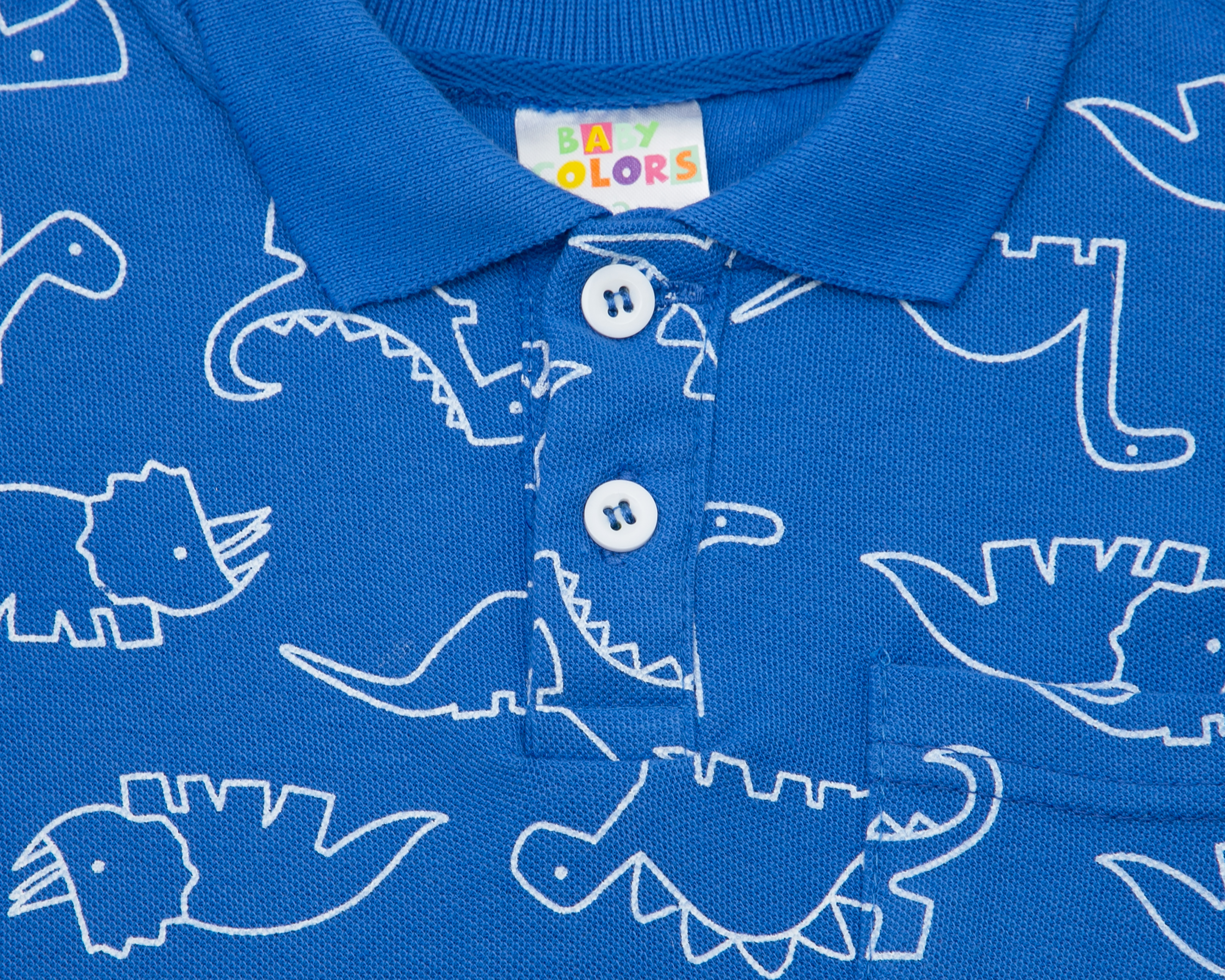 Foto 4 pulgar | Foto 3 | Playera Polo para Bebé Niño Baby Colors Dinosaurios