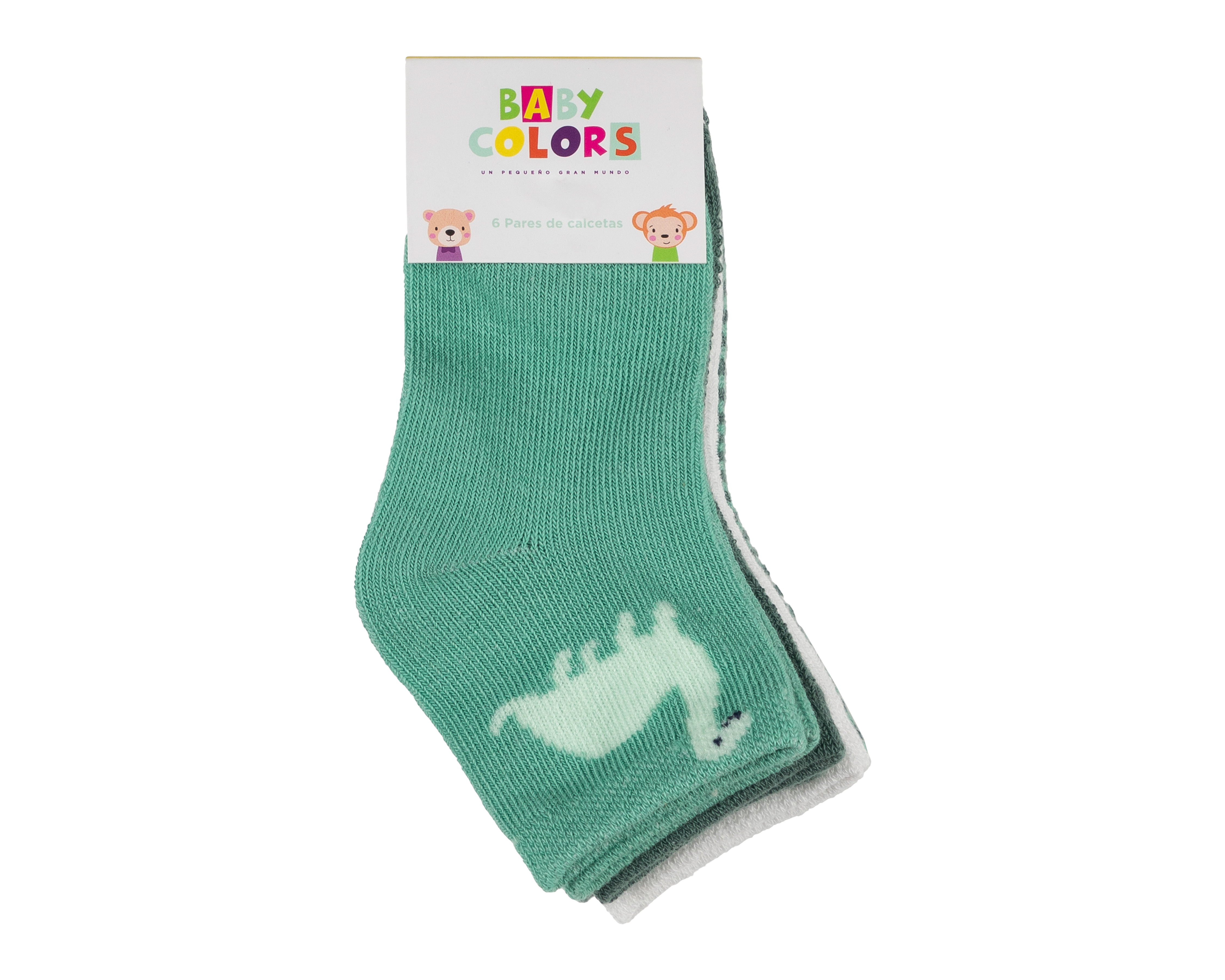 Foto 4 pulgar | Foto 3 | Calcetines para Bebé Niño Baby Colors 6 Pares
