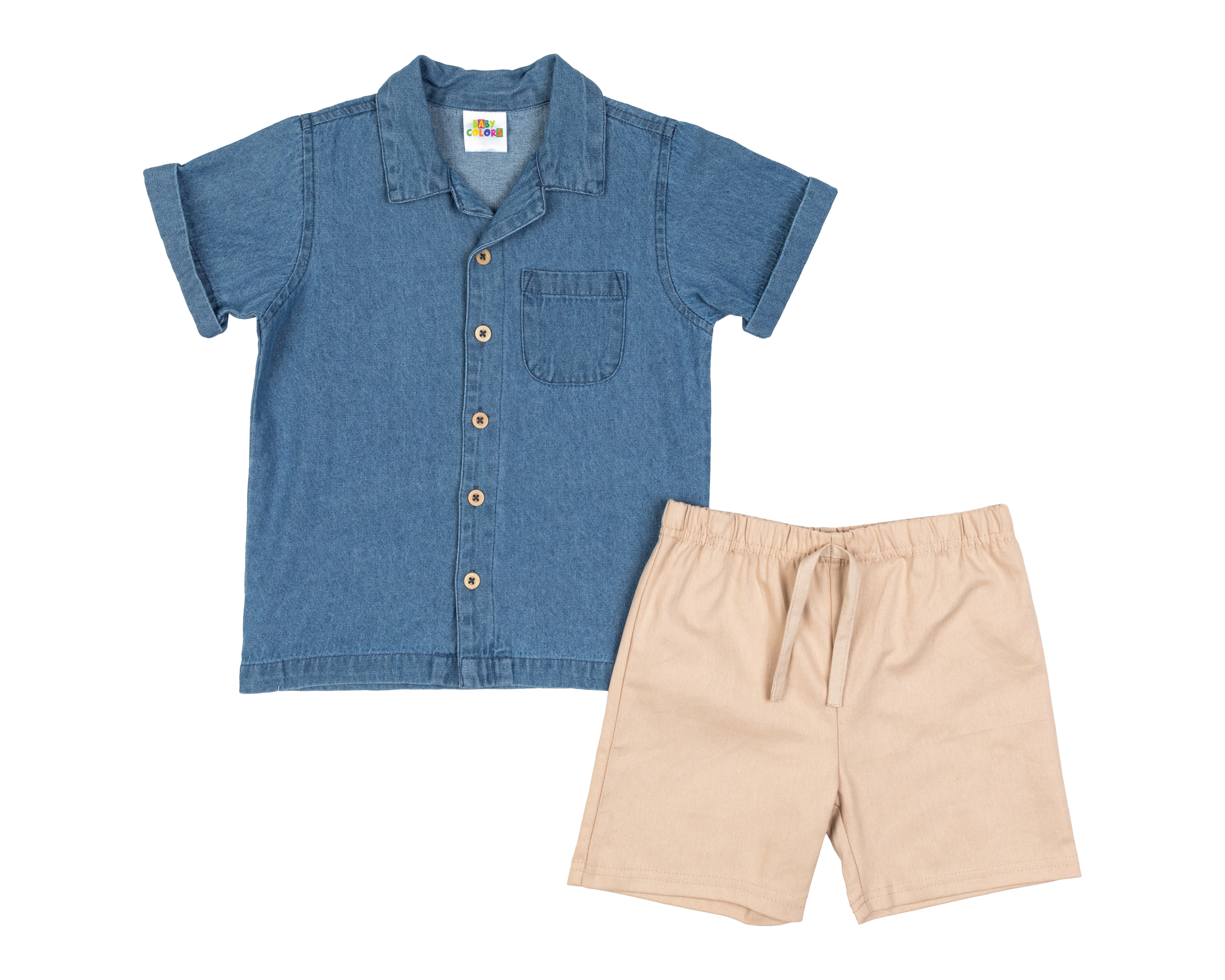 Foto 1 | Foto 1 | Conjunto para Bebé Niño Baby Colors 2 Piezas