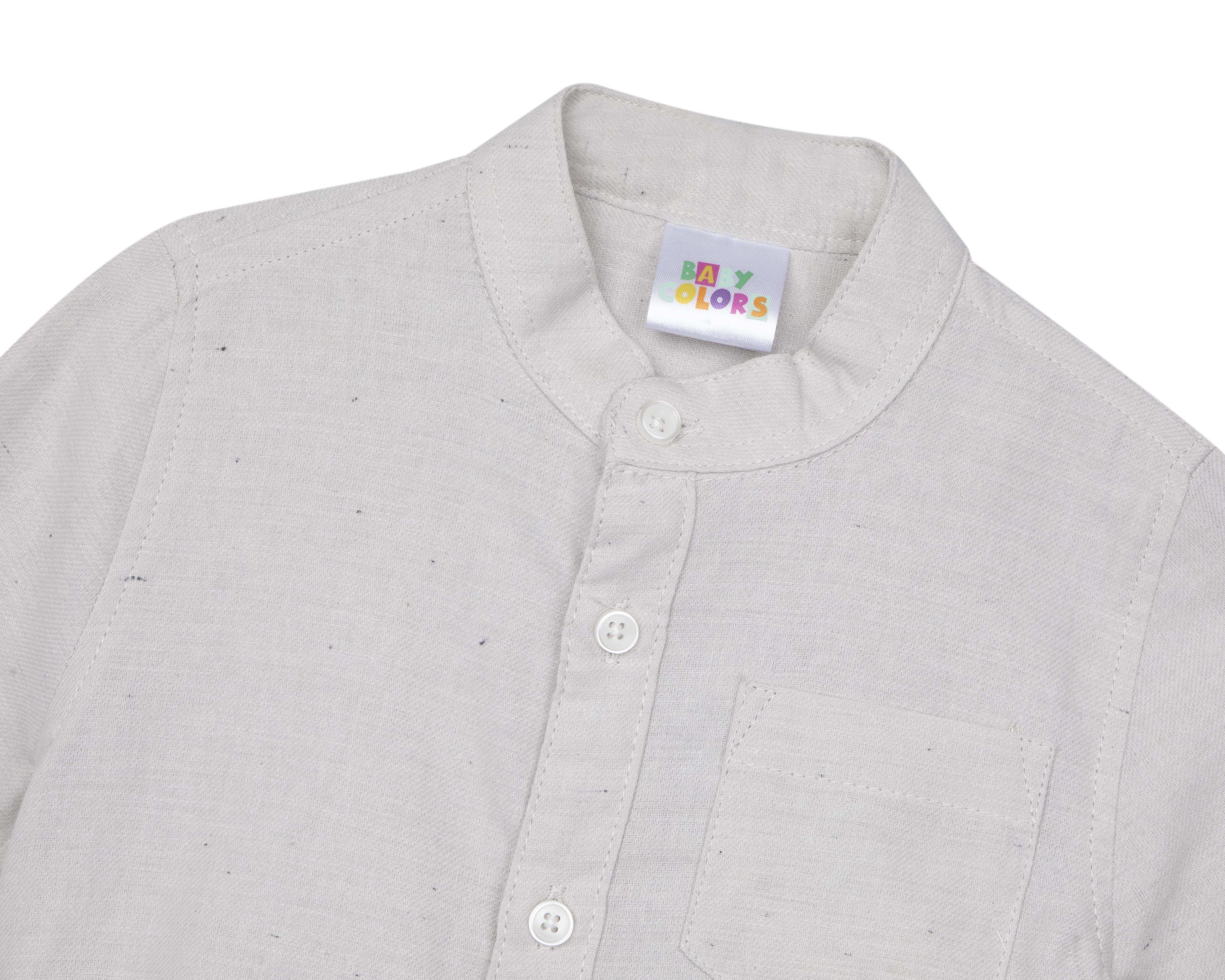 Foto 4 pulgar | Foto 3 | Camisa para Bebé Niño Baby Colors de Algodón Manga Larga