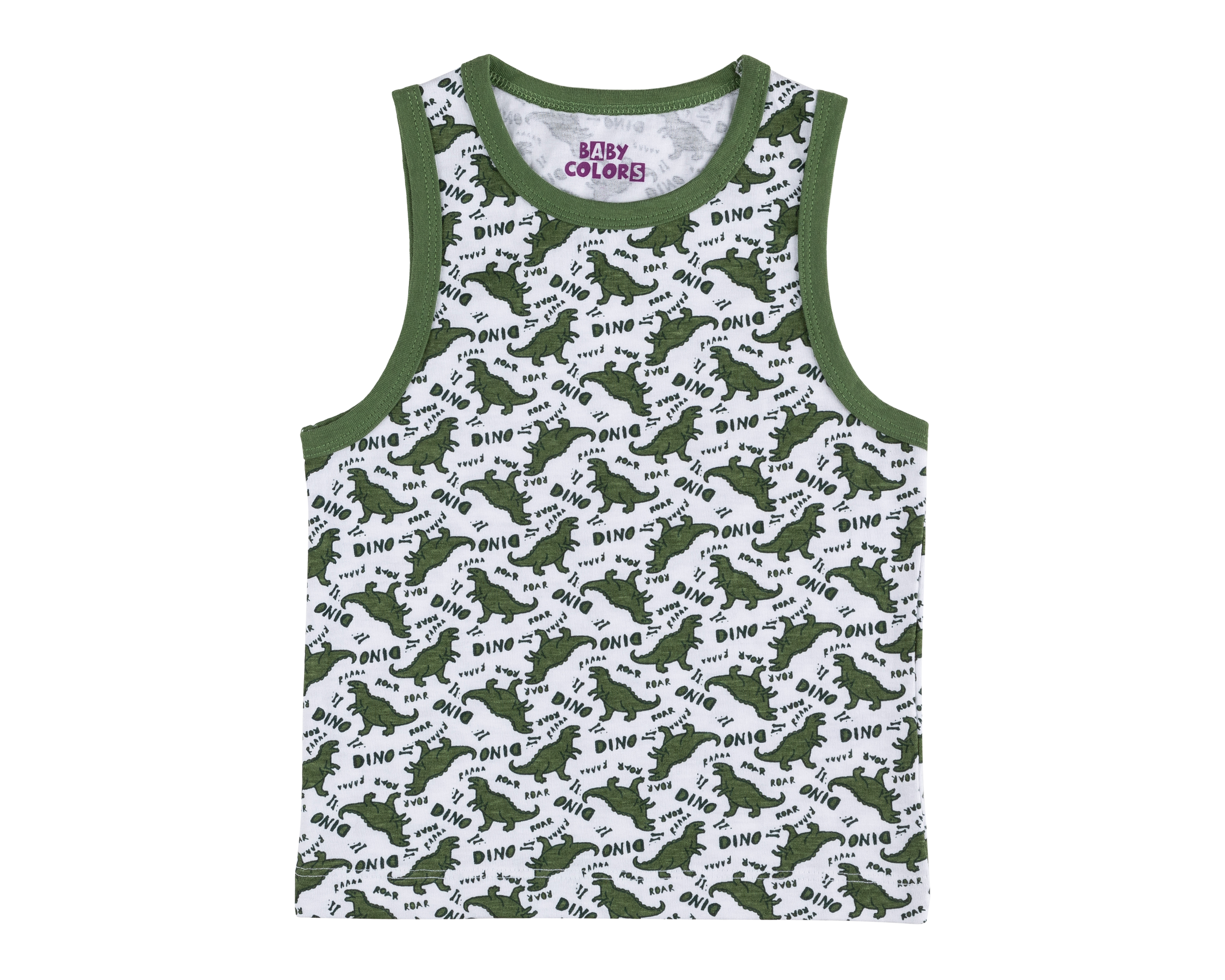 Foto 5 pulgar | Foto 4 | Camiseta Interior Baby Colors para Bebé Niño 3 Piezas