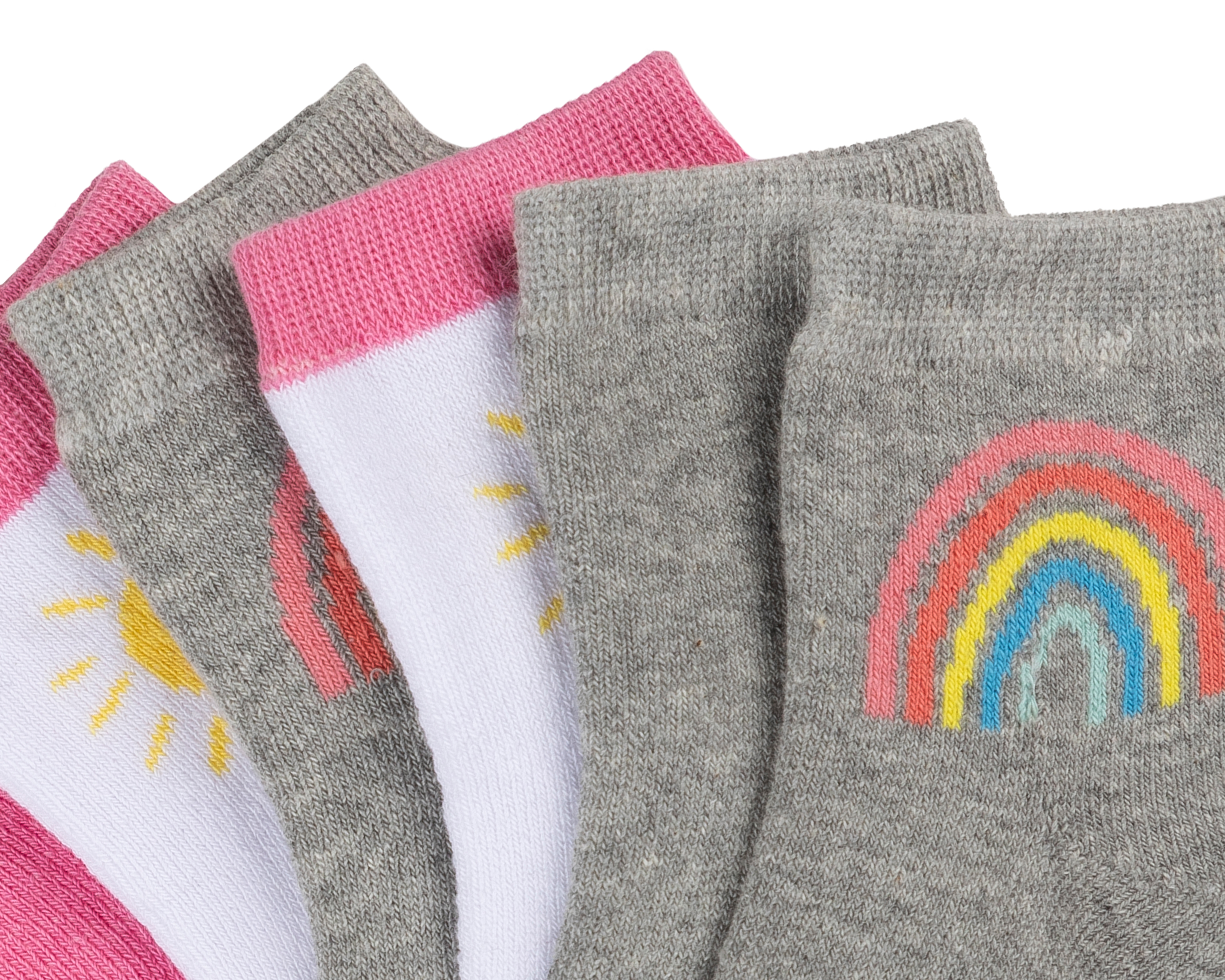 Foto 3 pulgar | Foto 2 | Calcetas Cortas Baby Colors para Bebé Niña 6 Pares