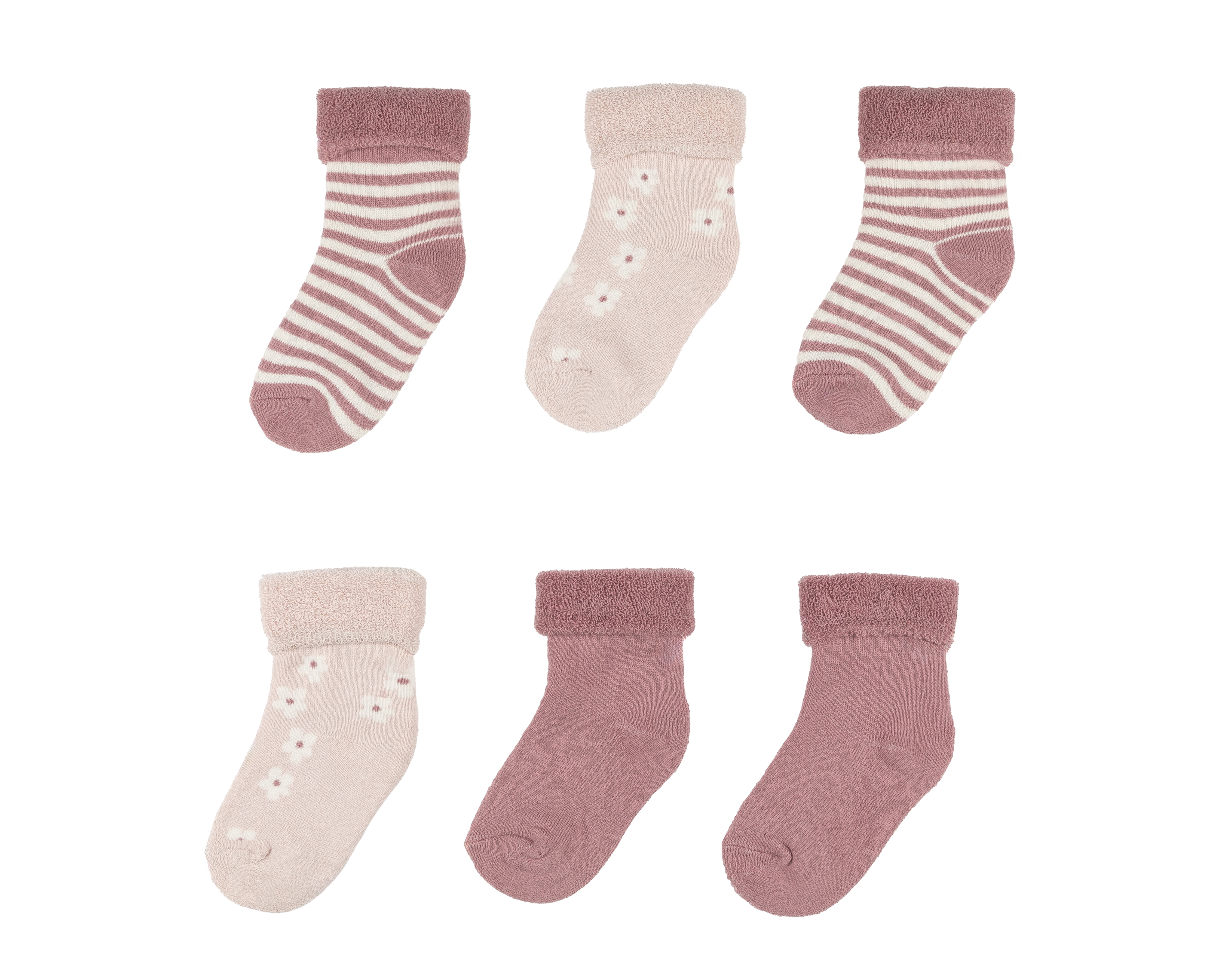 Calcetas Cortas Baby Colors para Bebé Niña 6 Pares