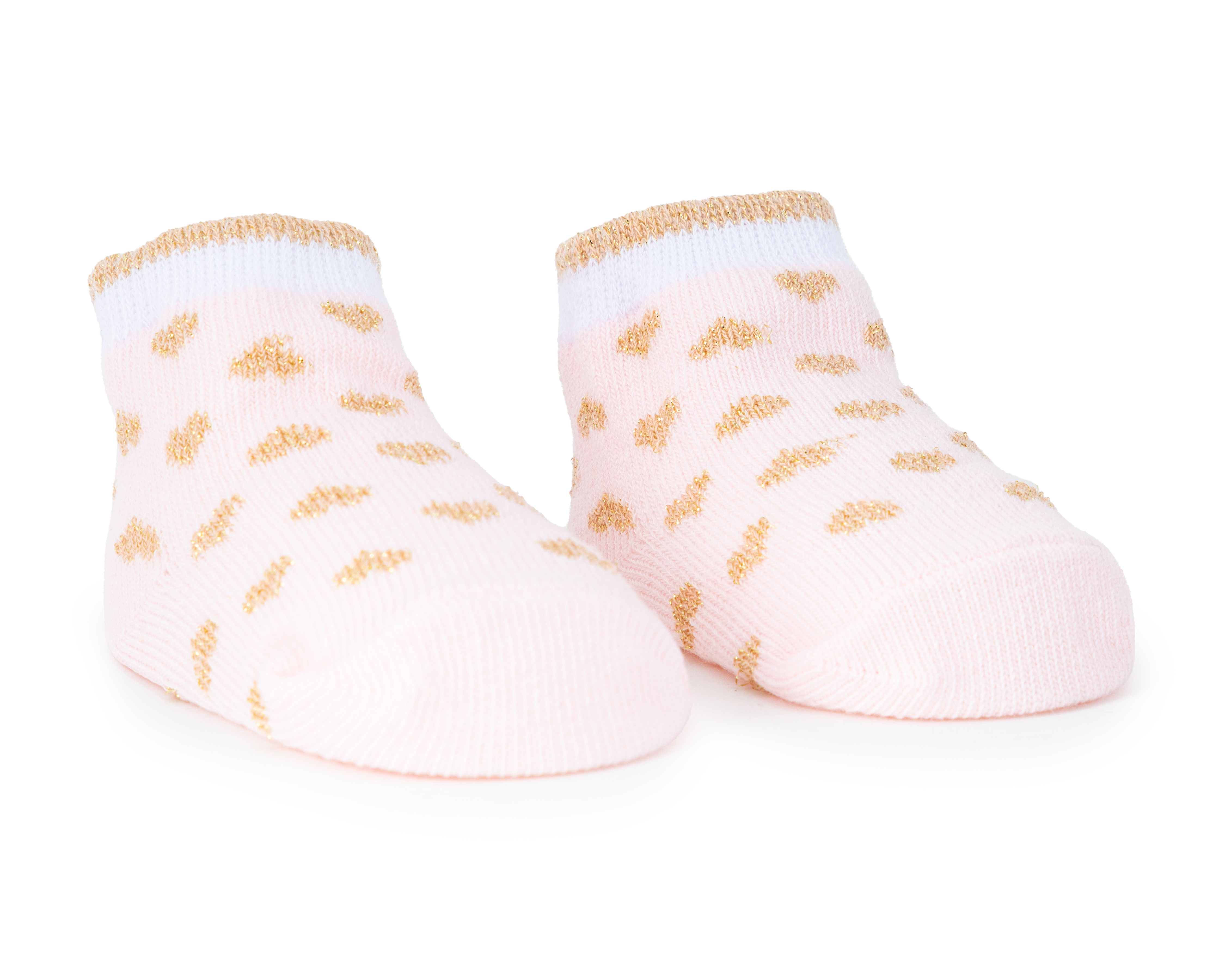 Foto 6 pulgar | Foto 5 | Calcetas Baby Colors con Flor para Bebé Niña 3 Pares