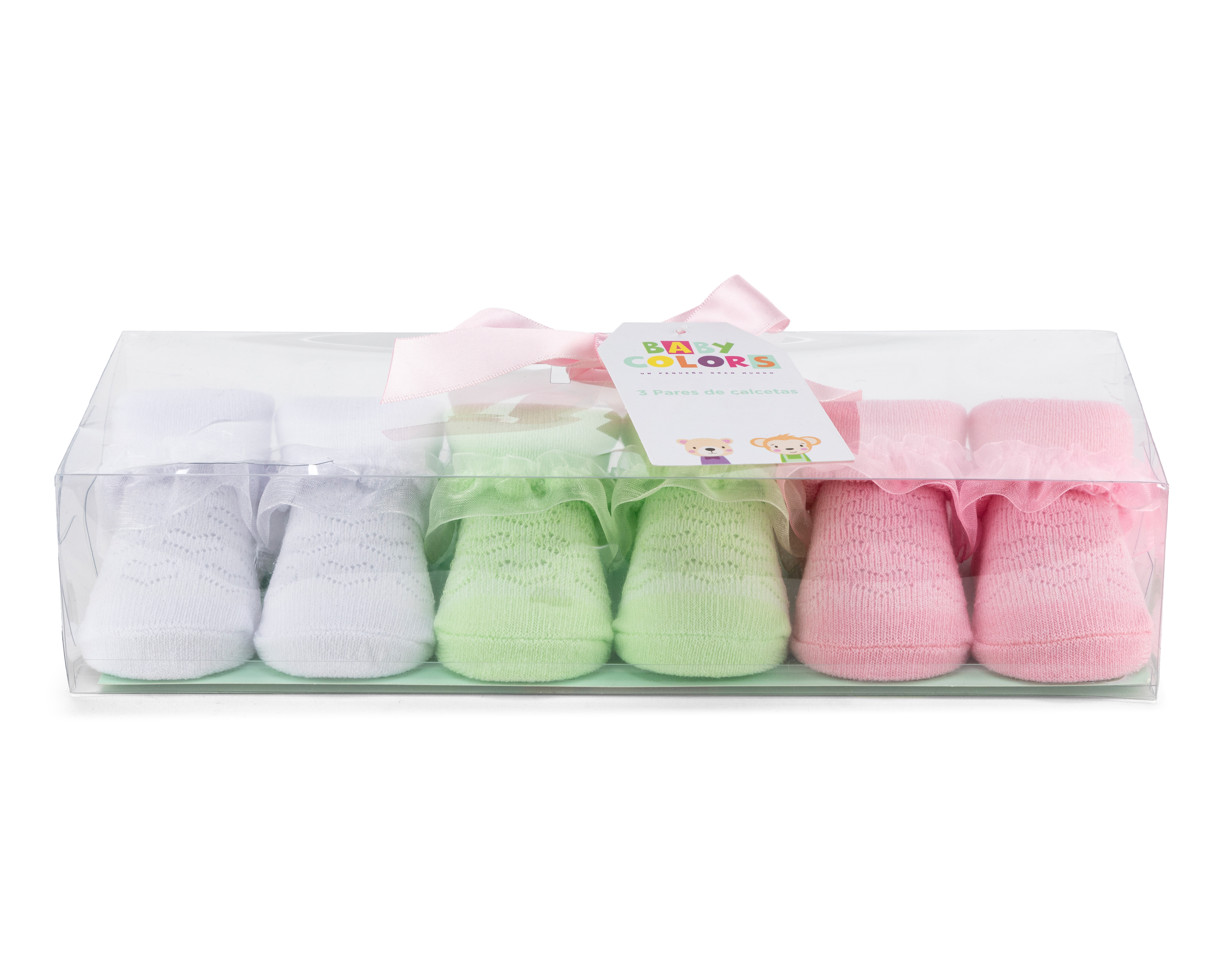 Foto 1 | Foto 1 | Calcetines para Bebé Niña Baby Colors 3 Pares