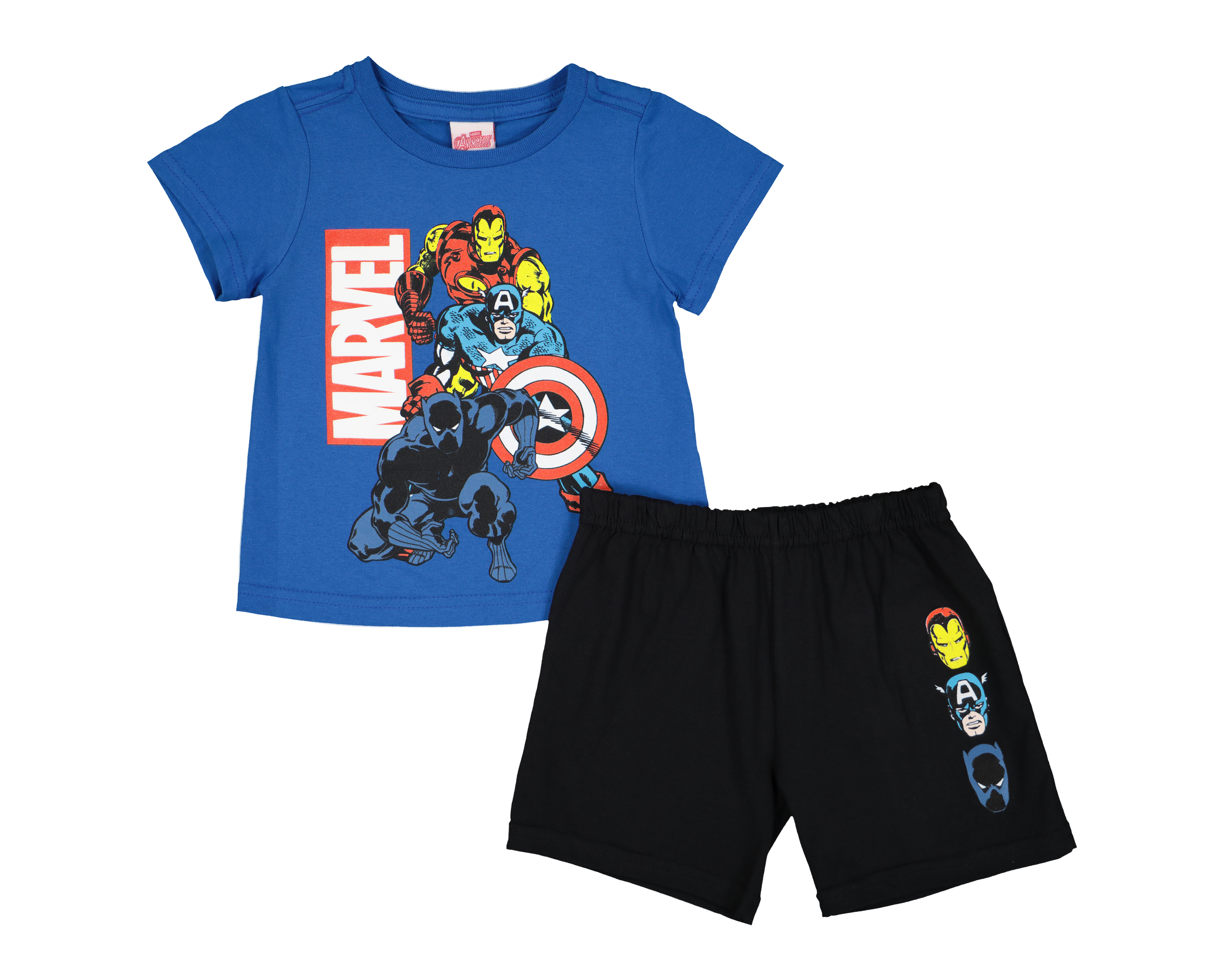 Conjunto para Bebé Niño Marvel Avengers 2 Piezas