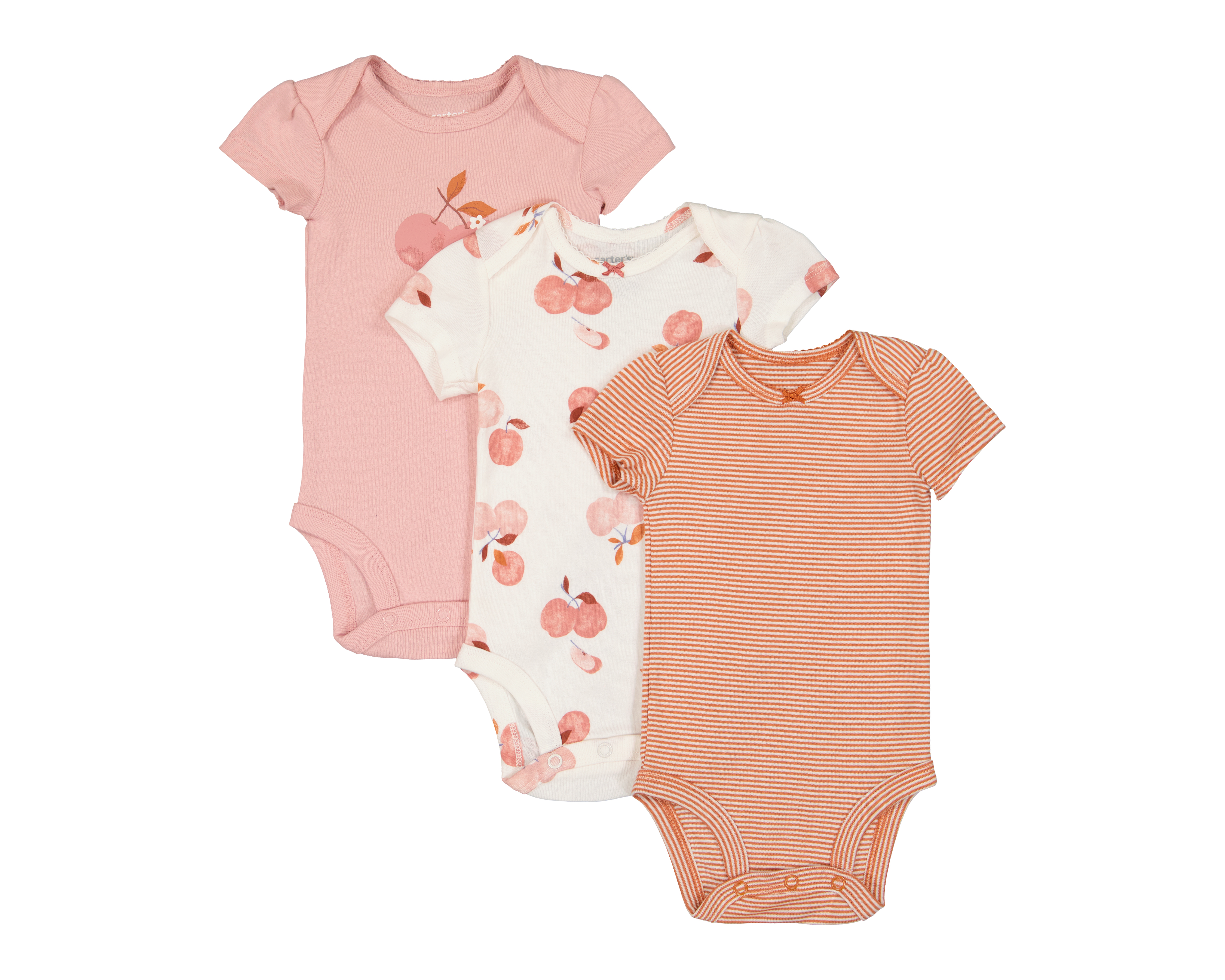 Pañalero para Bebé Niña Carter's de Algodón 3 Piezas