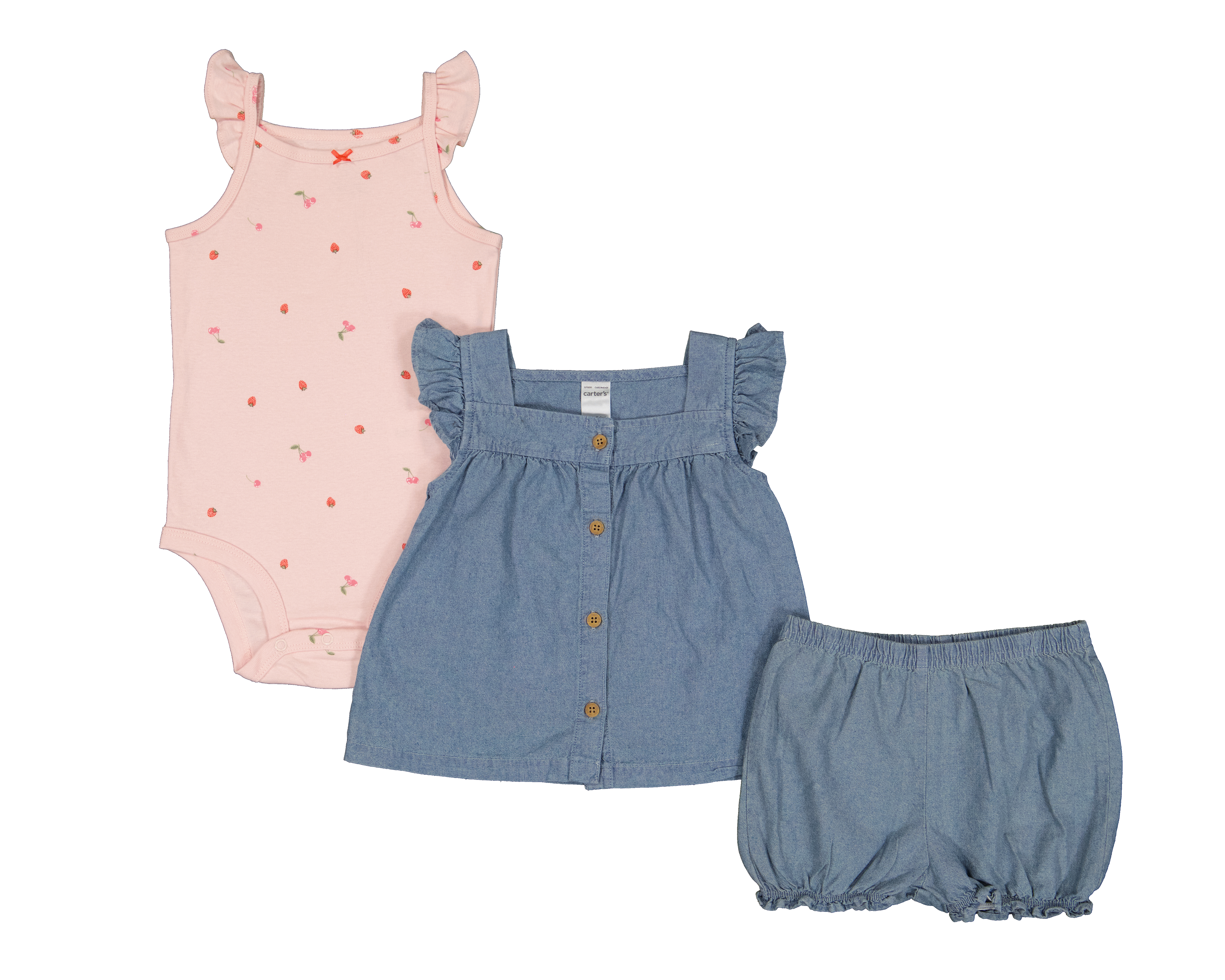 Conjunto para Bebé Niña Carter's 3 Piezas
