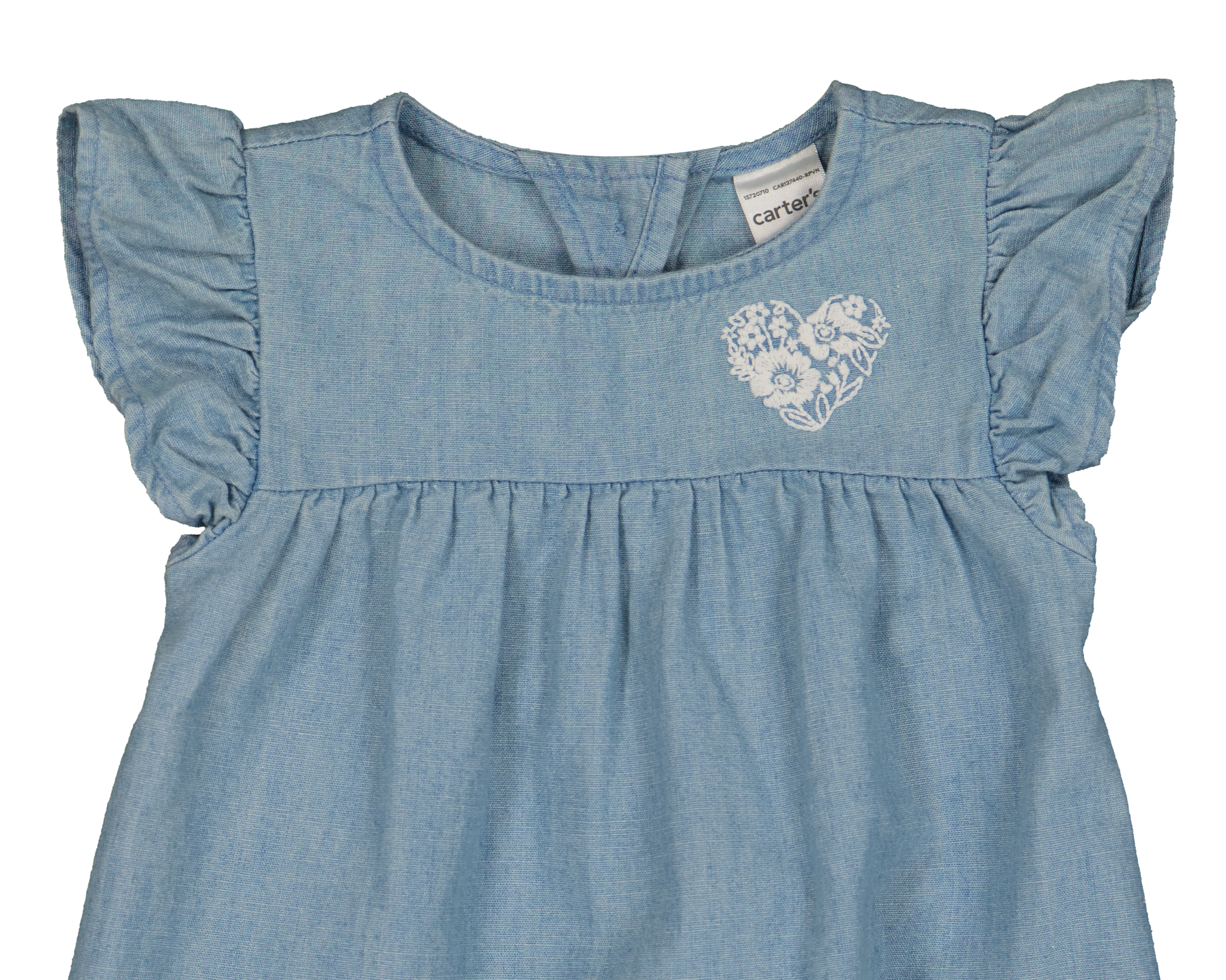 Foto 3 | Foto 3 | Jumper para Bebé Niña Carter's de Algodón Azul