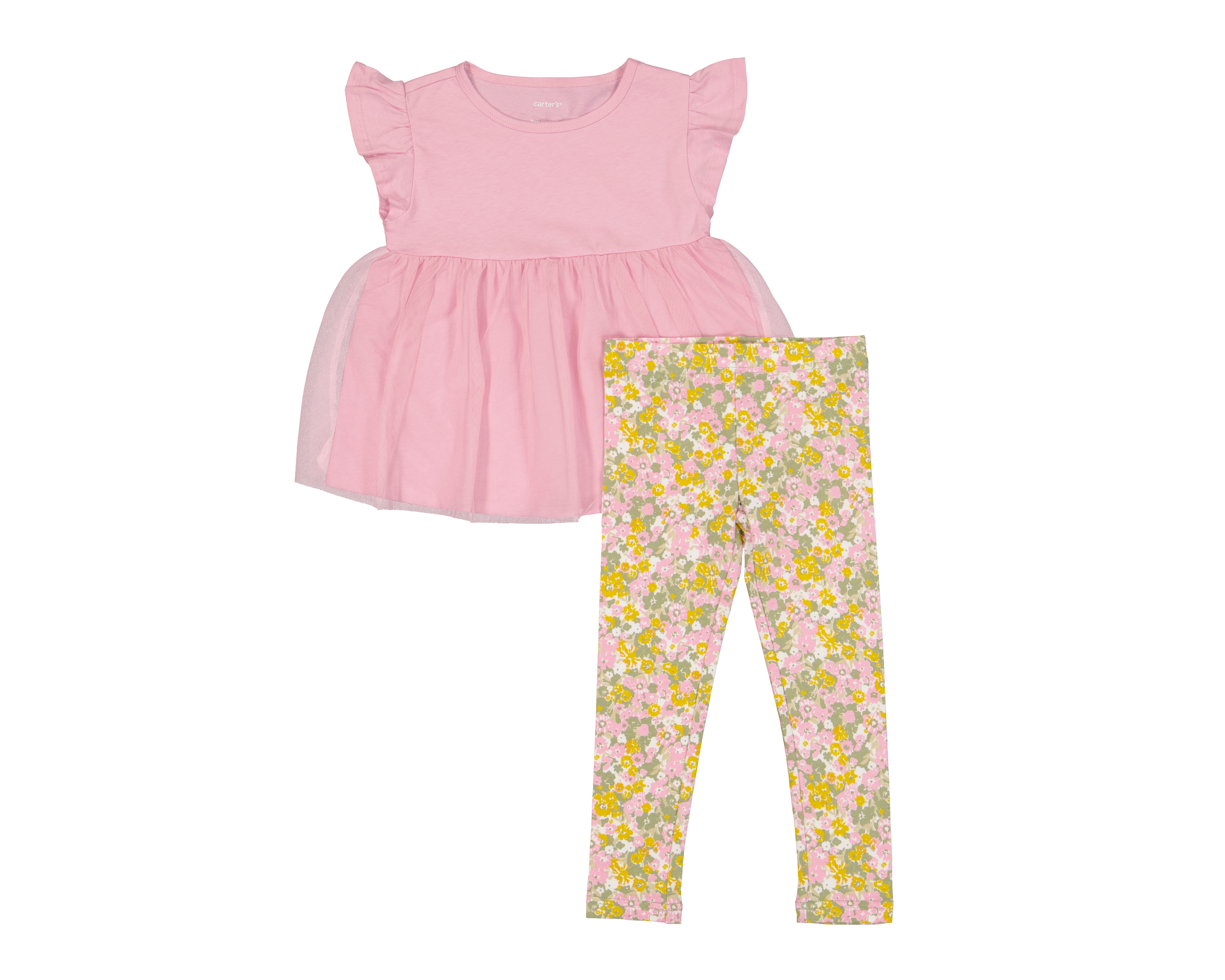 Foto 1 | Foto 1 | Conjunto para Bebé Niña Carter's de Algodón 2 Piezas