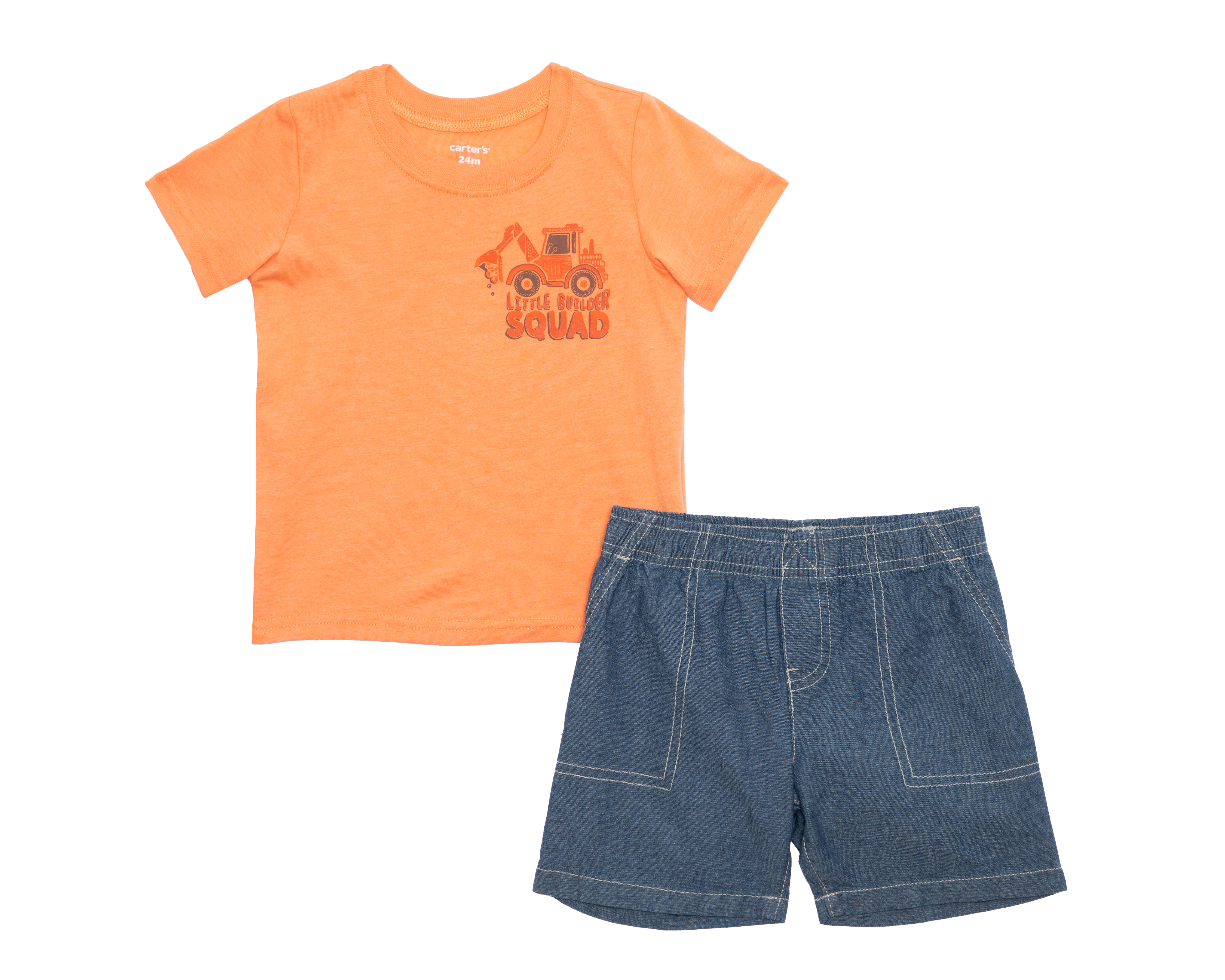 Foto 2 pulgar | Foto 1 | Short y Playera para Bebé Niño Carter's