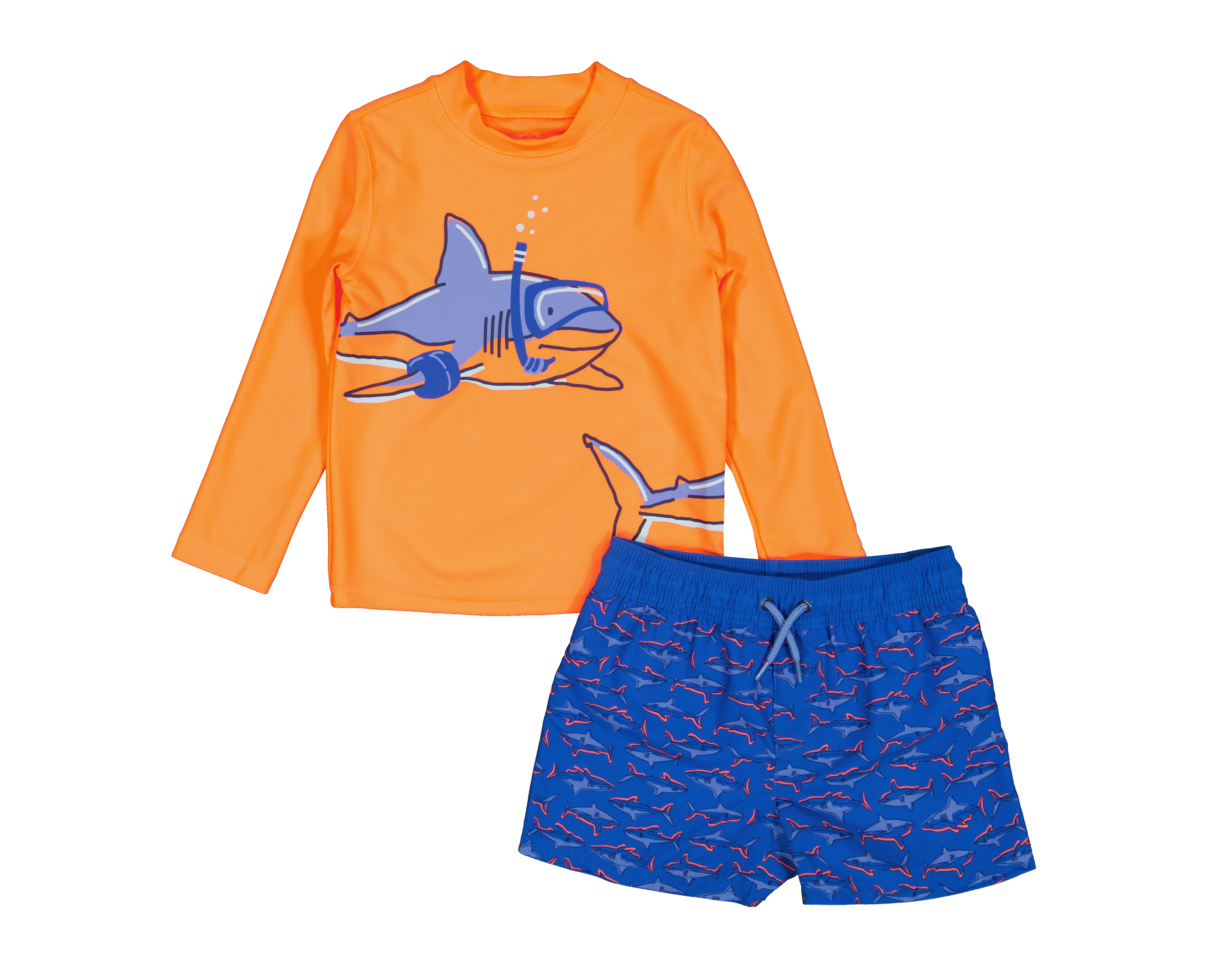 Traje de Baño Carter's de Tiburón para Bebé Niño 2 Piezas