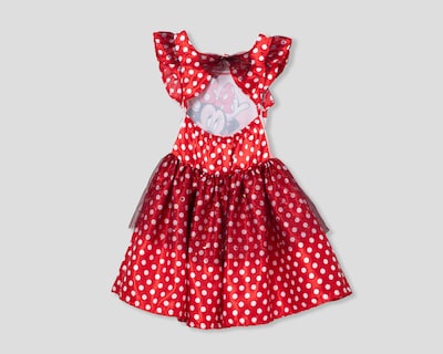 Foto 2 | Foto 2 | Vestido Rojo Disney Minnie Mouse para Niña
