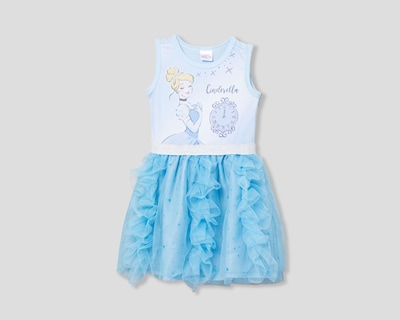 Foto 1 | Foto 1 | Vestido Azul Disney Baby Cenicienta para Niña