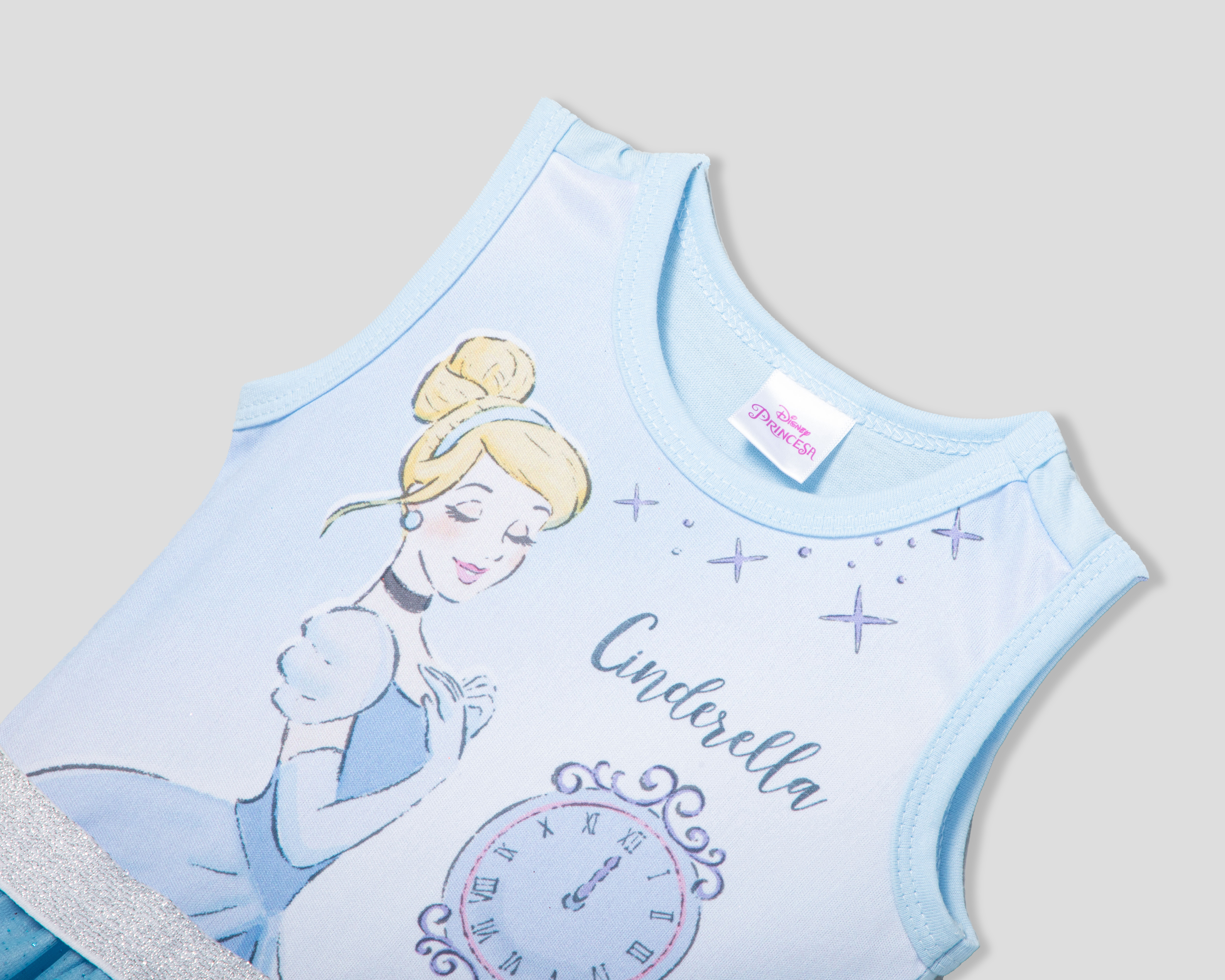 Foto 4 pulgar | Foto 3 | Vestido Azul Disney Baby Cenicienta para Niña