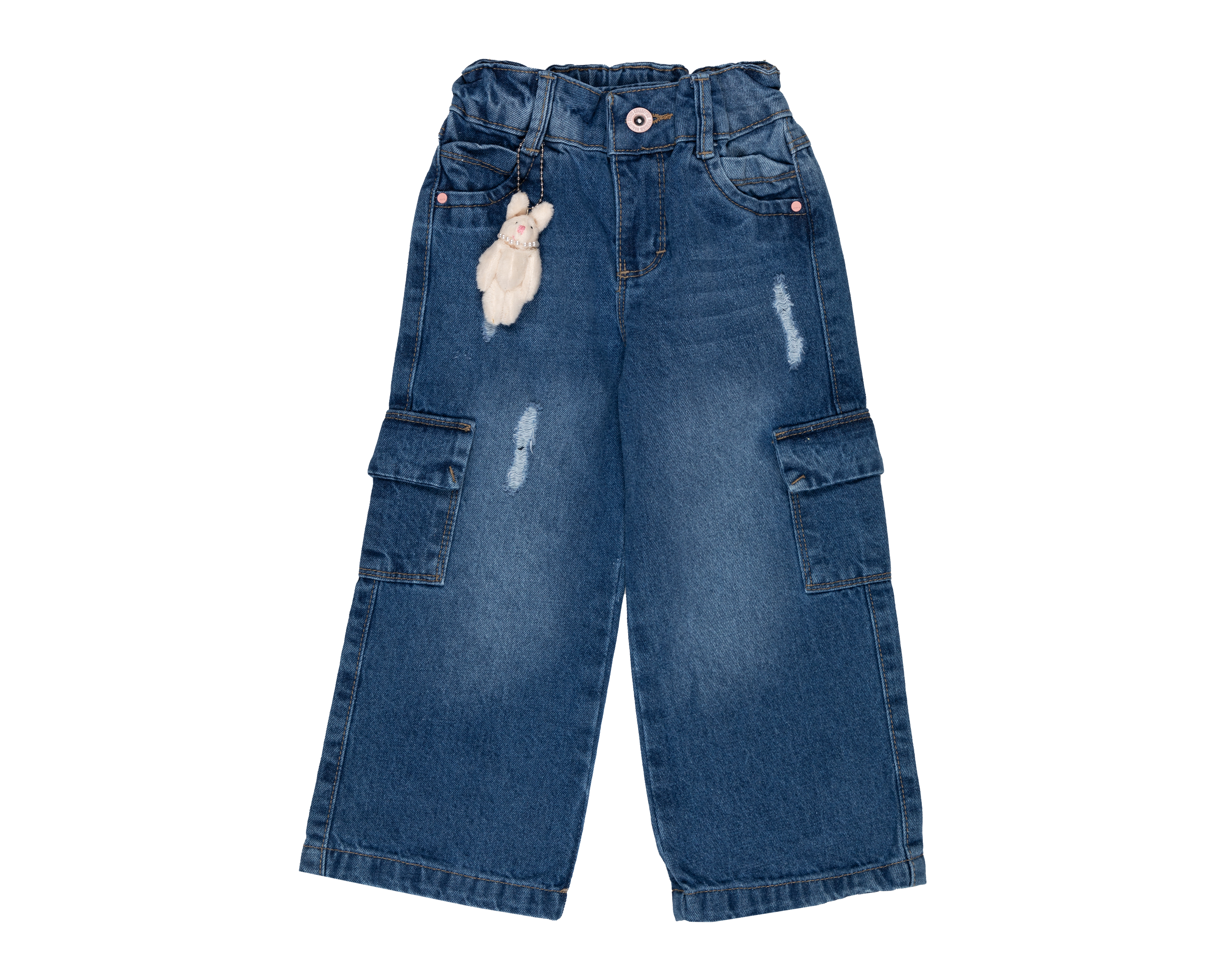 Foto 2 pulgar | Foto 1 | Pantalón para Bebé Baby Colors Azul