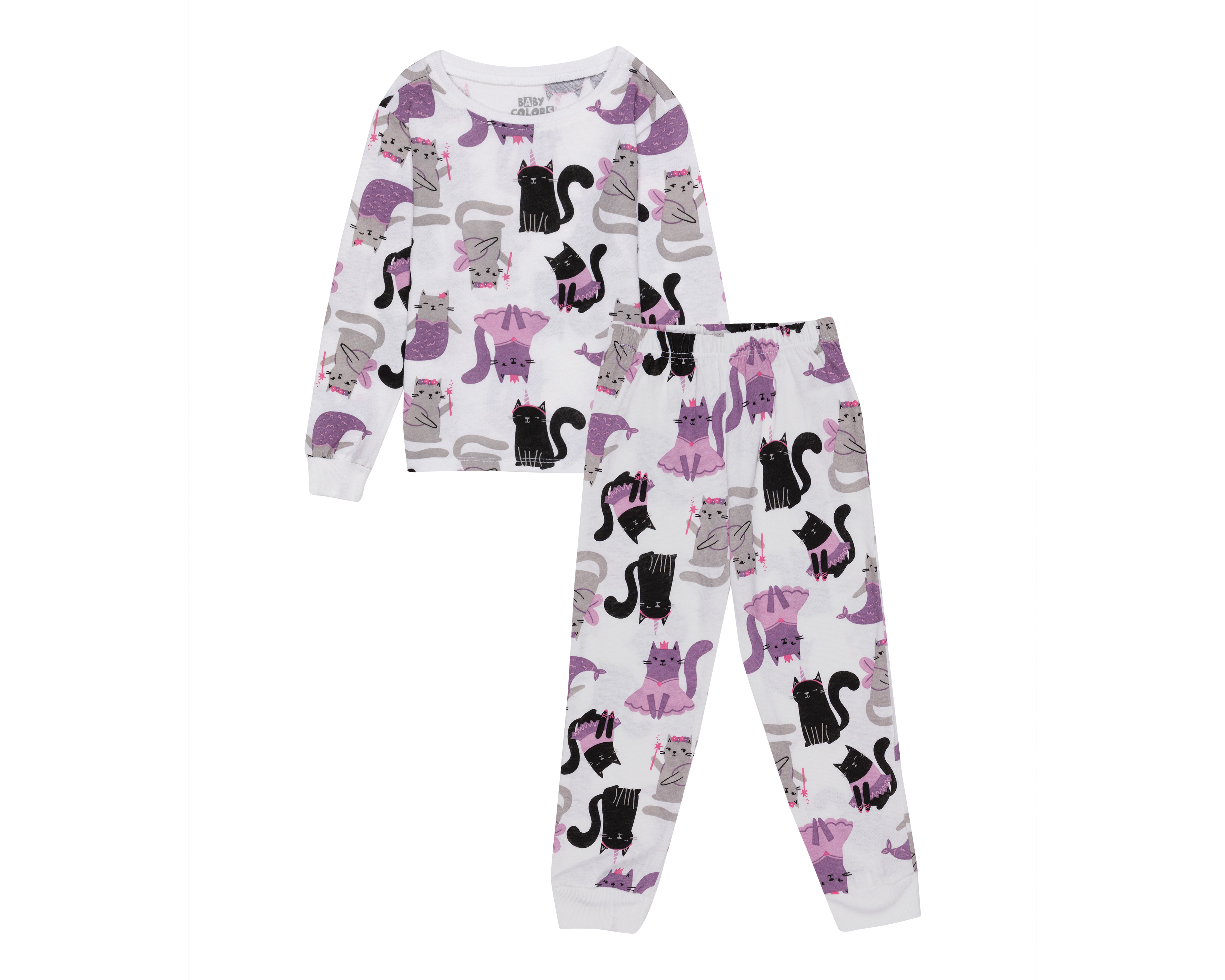 Pijama para Niña de Gatos Baby Colors