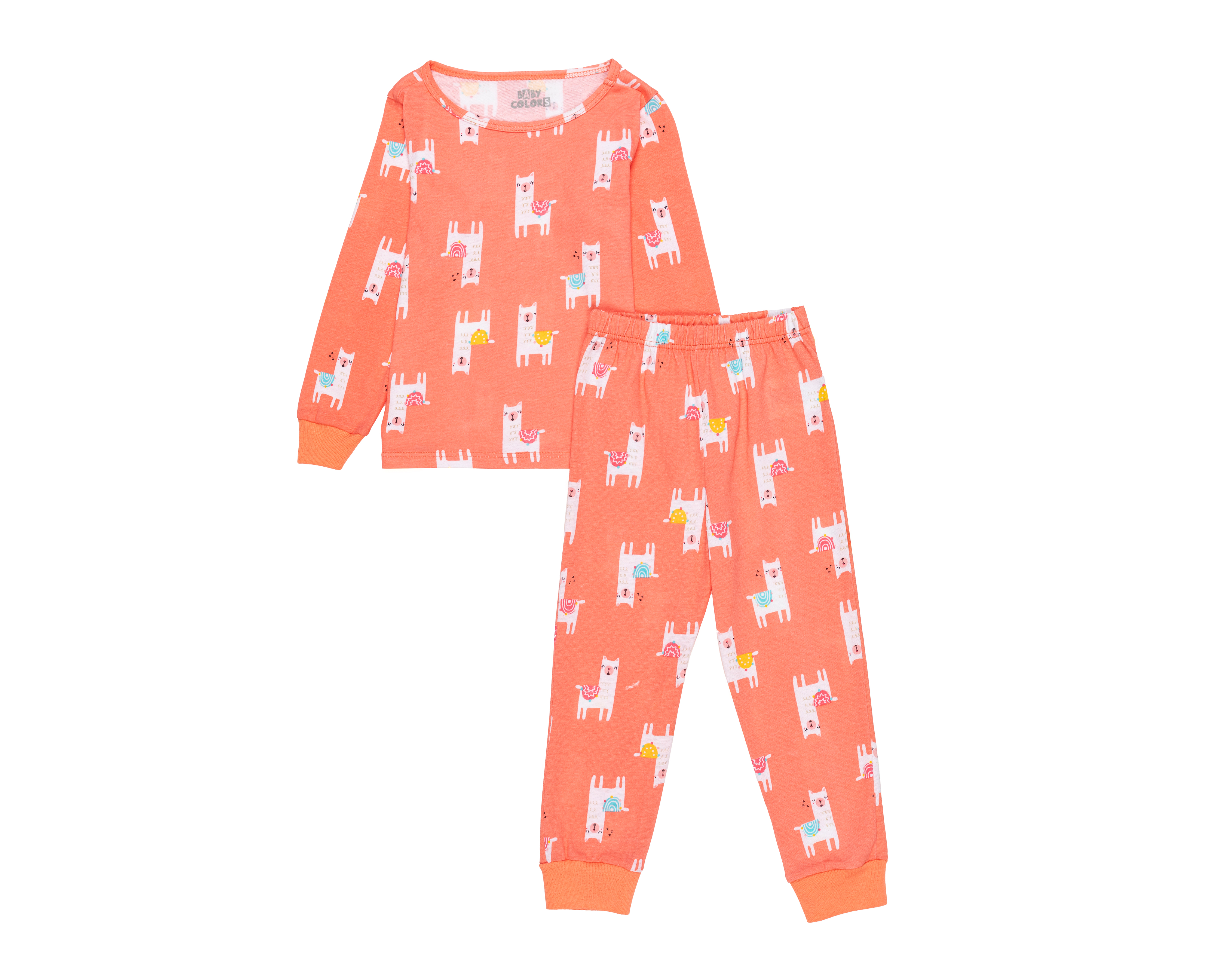 Foto 2 pulgar | Foto 1 | Pijama para Niña de Llamas Baby Colors