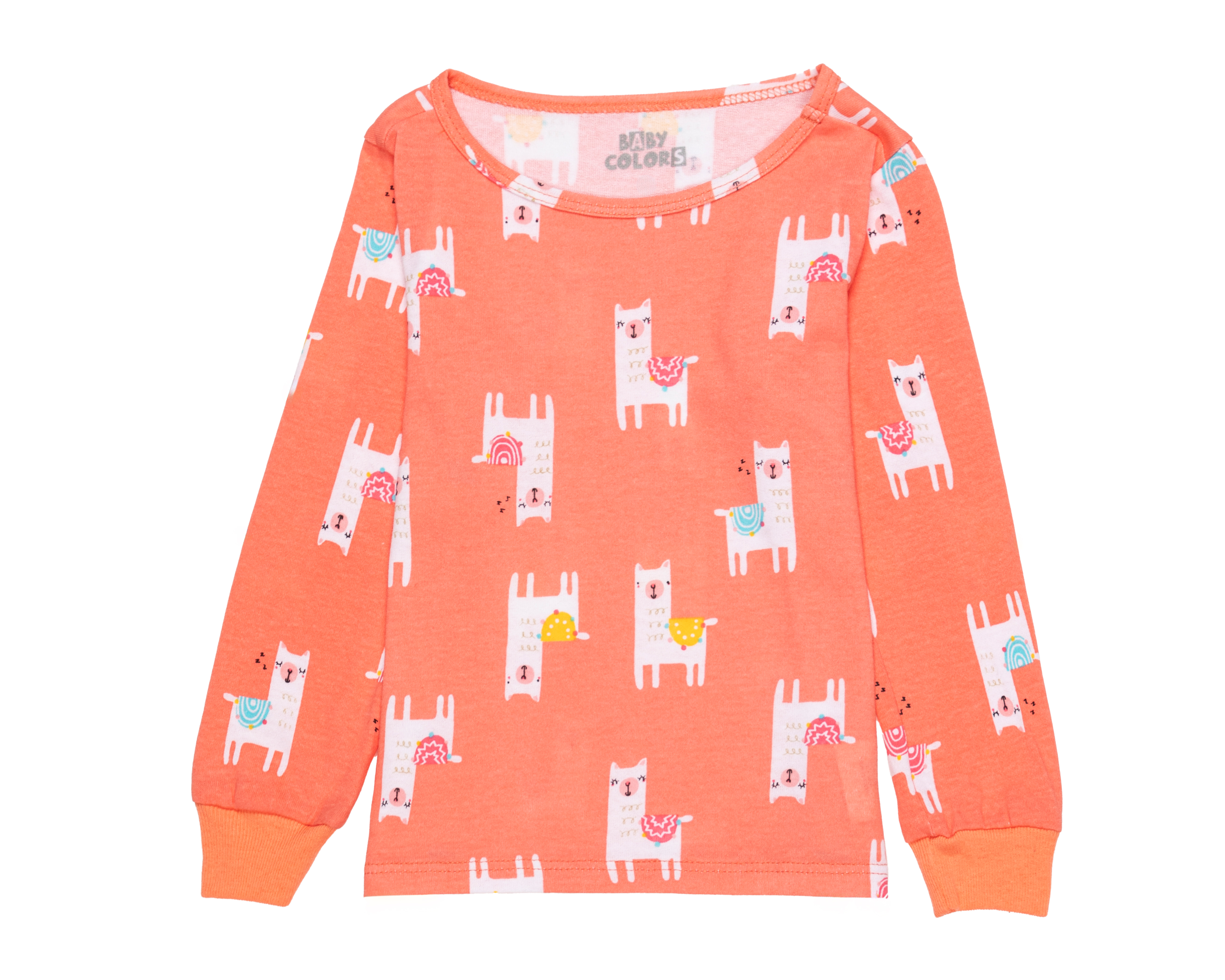 Foto 4 pulgar | Foto 3 | Pijama para Niña de Llamas Baby Colors