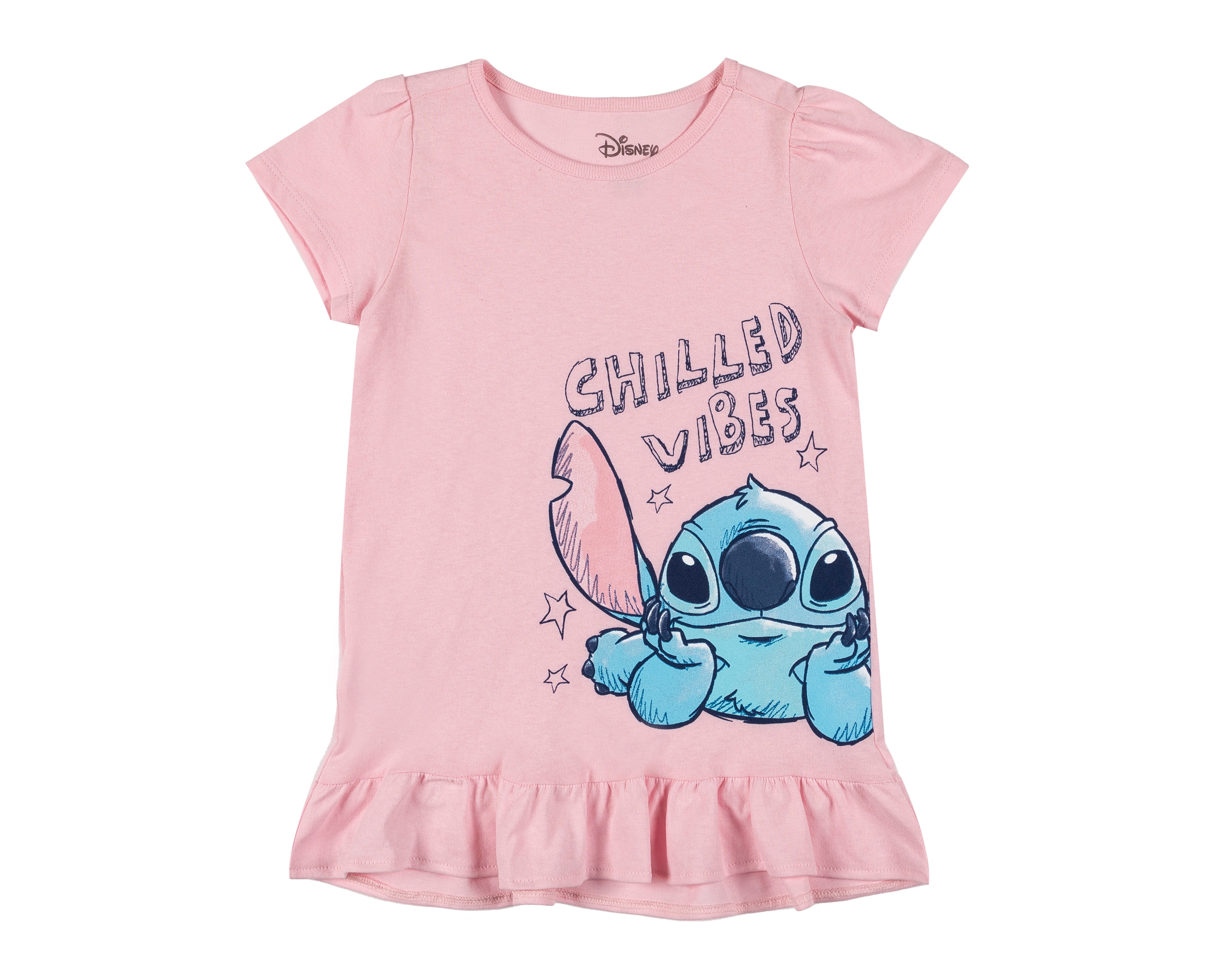 Foto 3 | Foto 3 | Pijama para Bebé Niña Print Stitch Disney