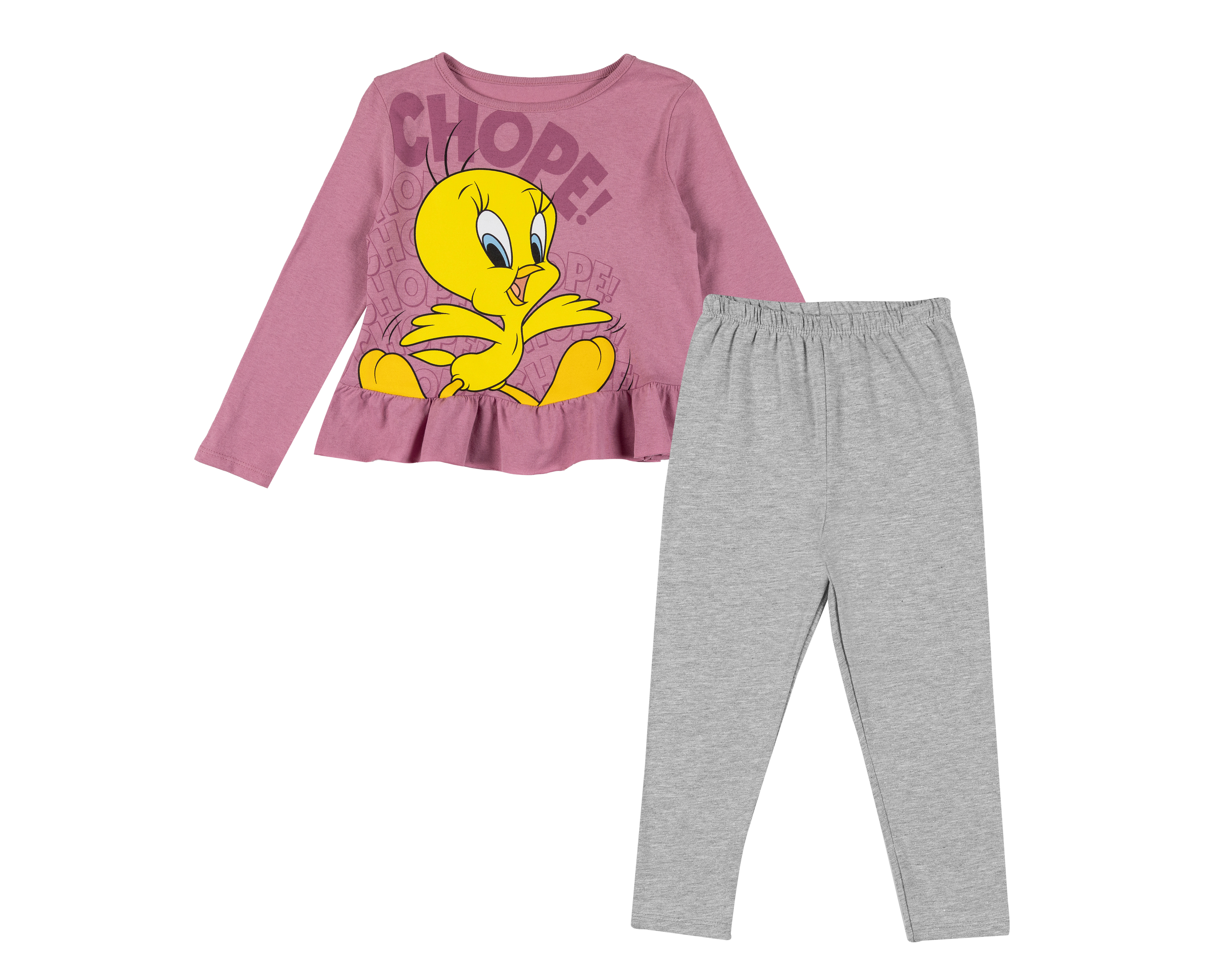 Foto 2 pulgar | Foto 1 | Pijama para Bebé Niña Estampada Looney Tunes