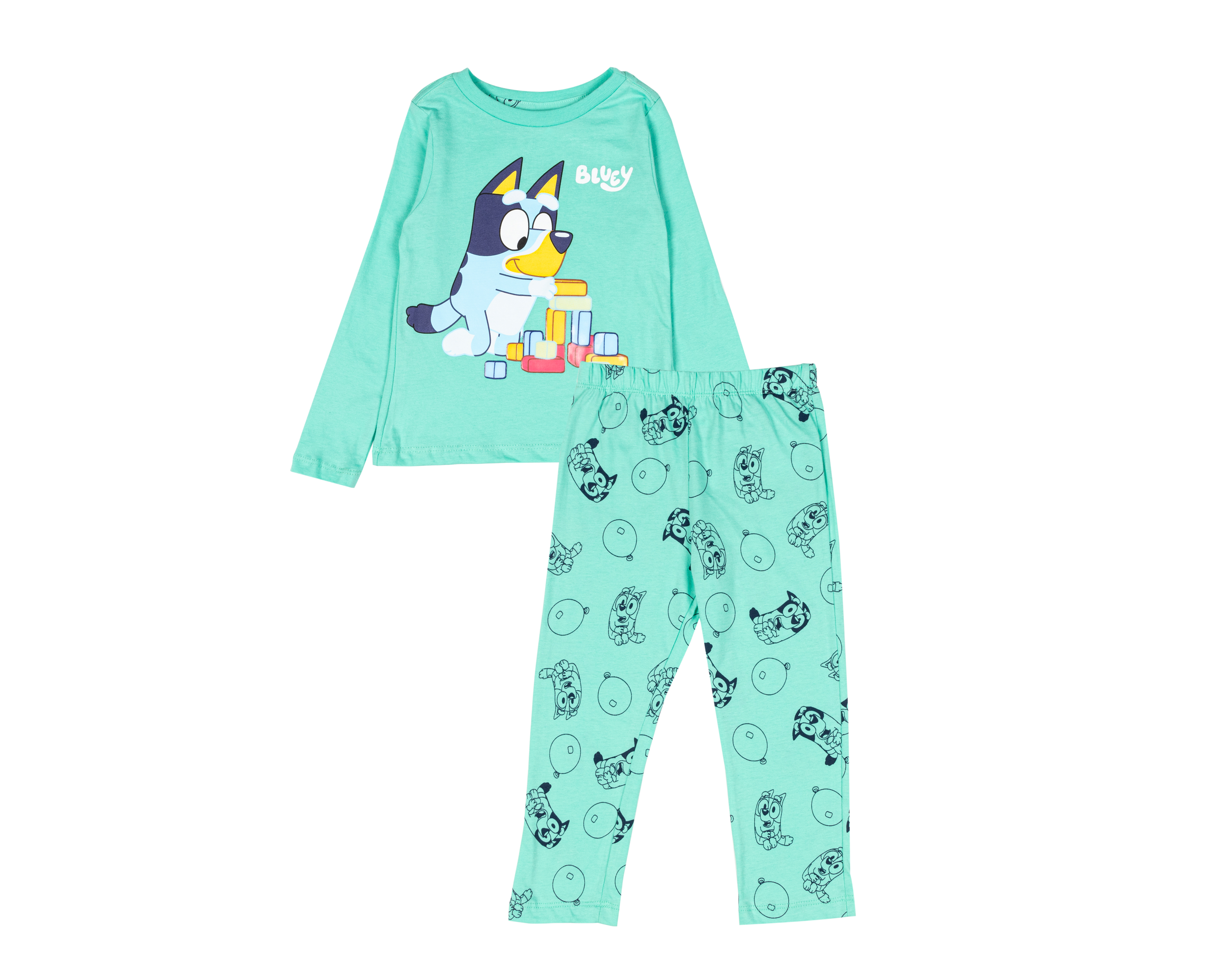 Foto 1 | Foto 1 | Pijama de Algodón Bluey para Niño 2 Piezas