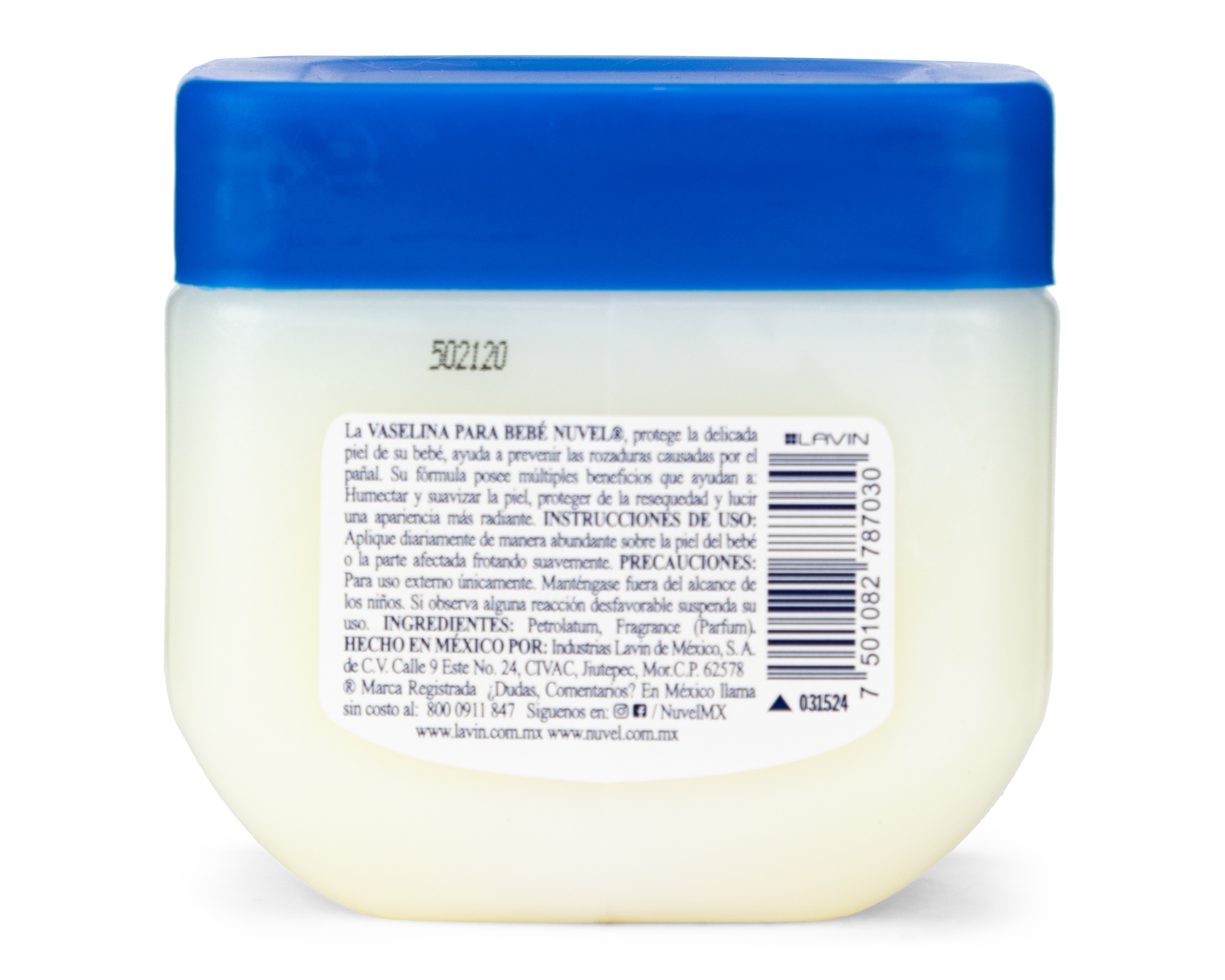 Foto 2 | Foto 2 | Vaselina para Bebé Nuvel Hipoalergénica 220 g