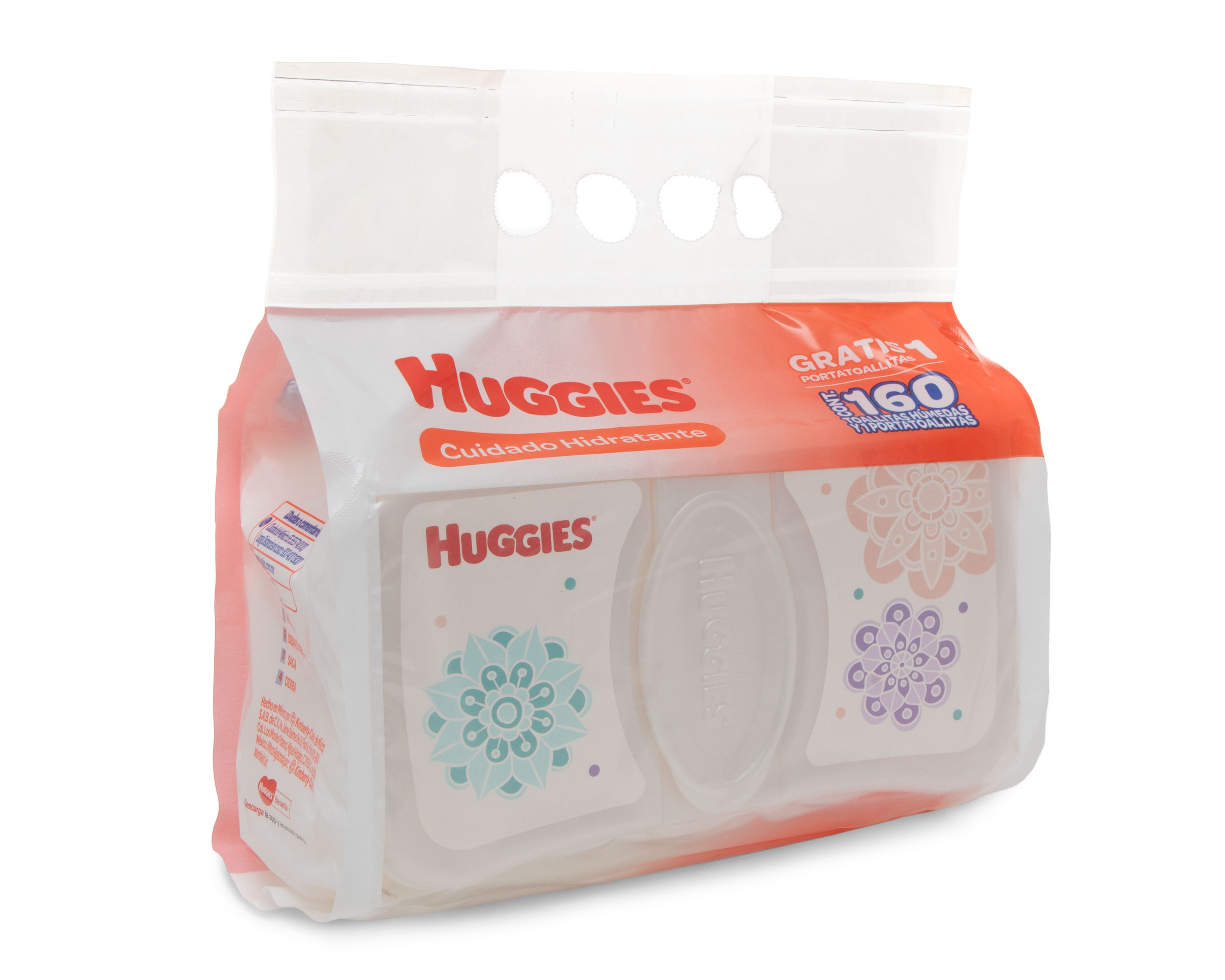 Foto 2 | Foto 2 | Toallitas para Bebé Huggies Cuidado Hidratante con 160 Piezas
