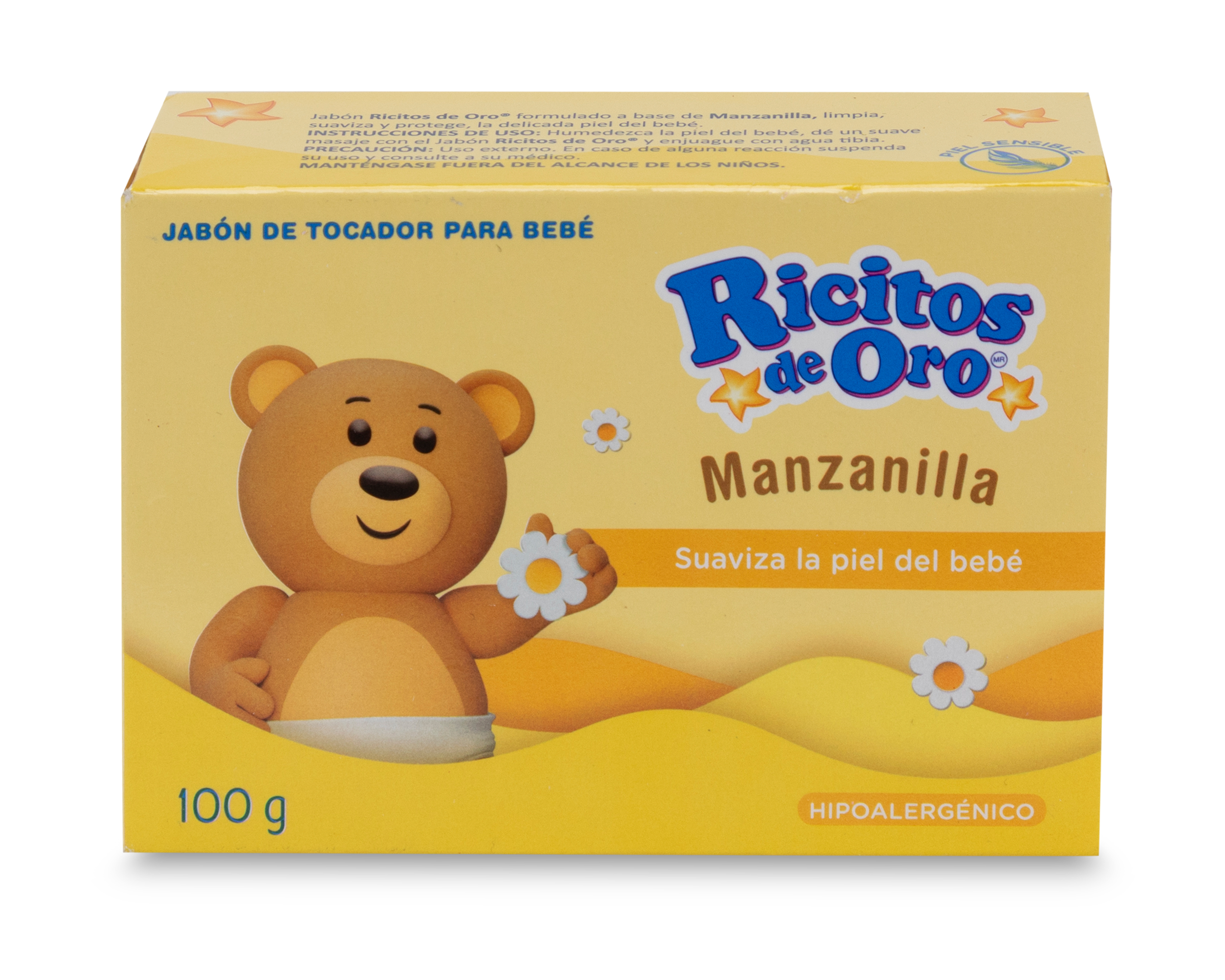 Foto 2 pulgar | Foto 1 | Jabón para Bebé Ricitos de Oro Manzanilla 100 g