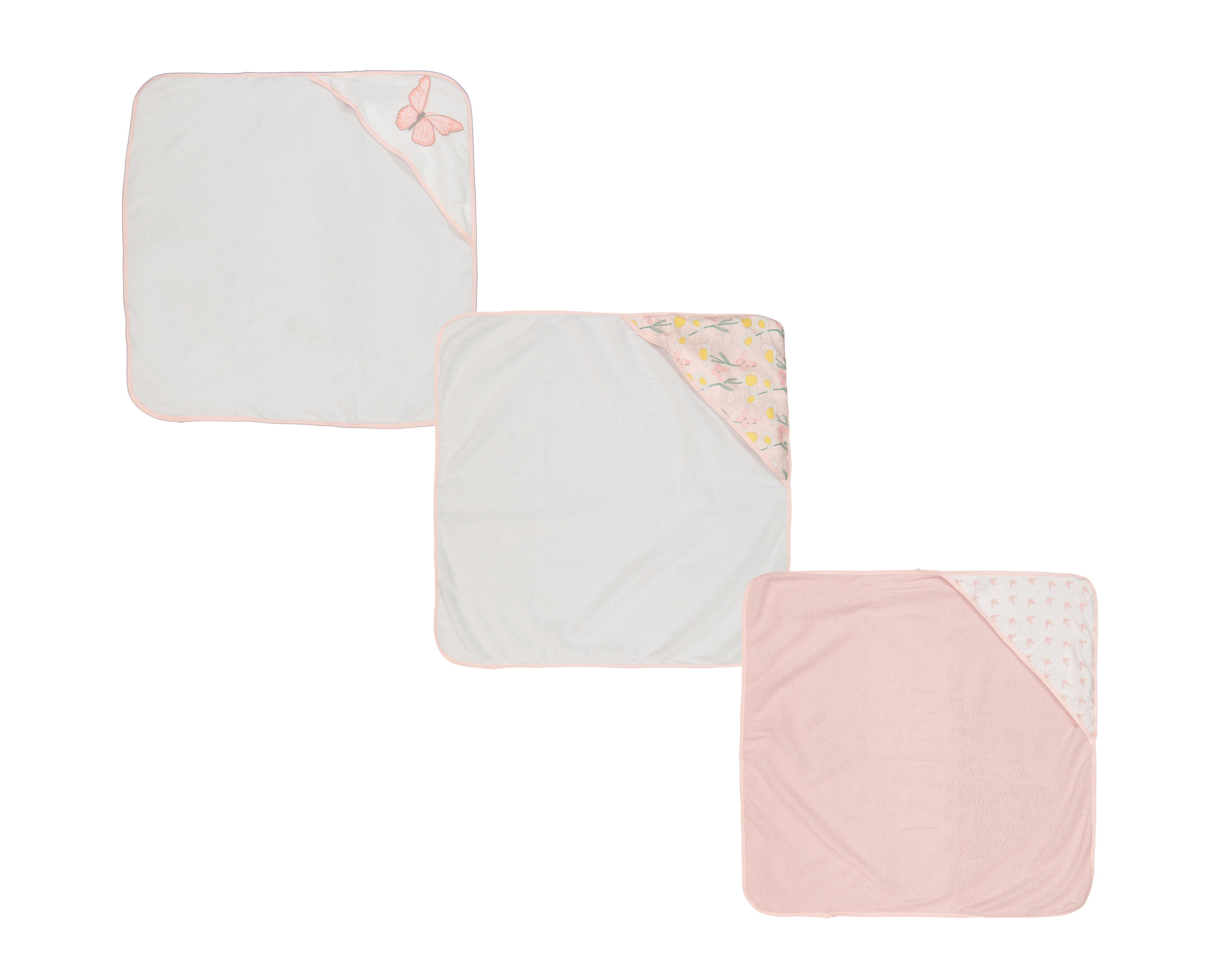 Foto 2 pulgar | Foto 1 | Toalla de Baño y Toalla Facial para Bebé Niña Baby Colors 6 Piezas