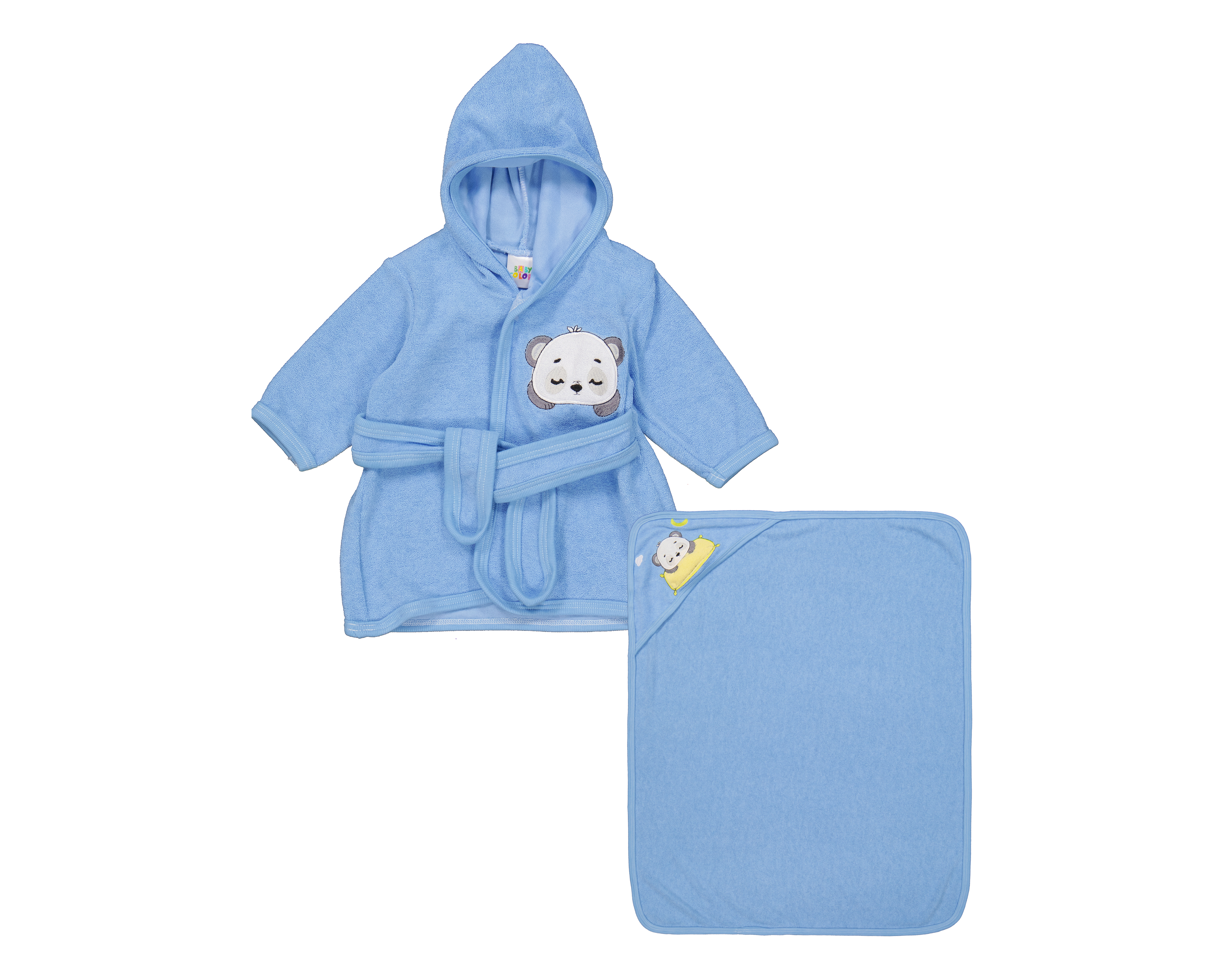 Bata de Baño para Niño Baby Colors con Toalla 2 Piezas