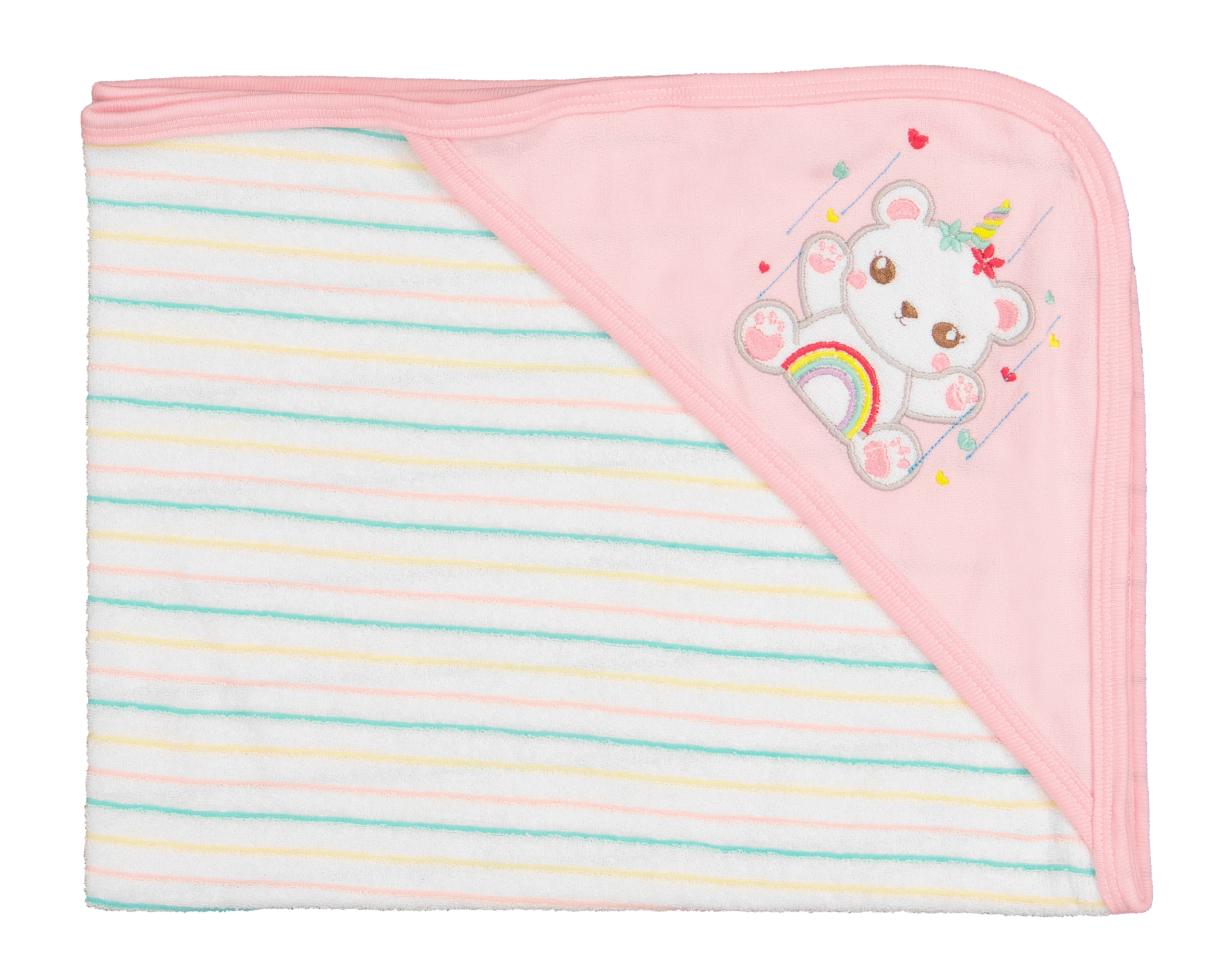 Foto 4 pulgar | Foto 3 | Bata de Baño y Toalla Baby Colors para Bebé Niña