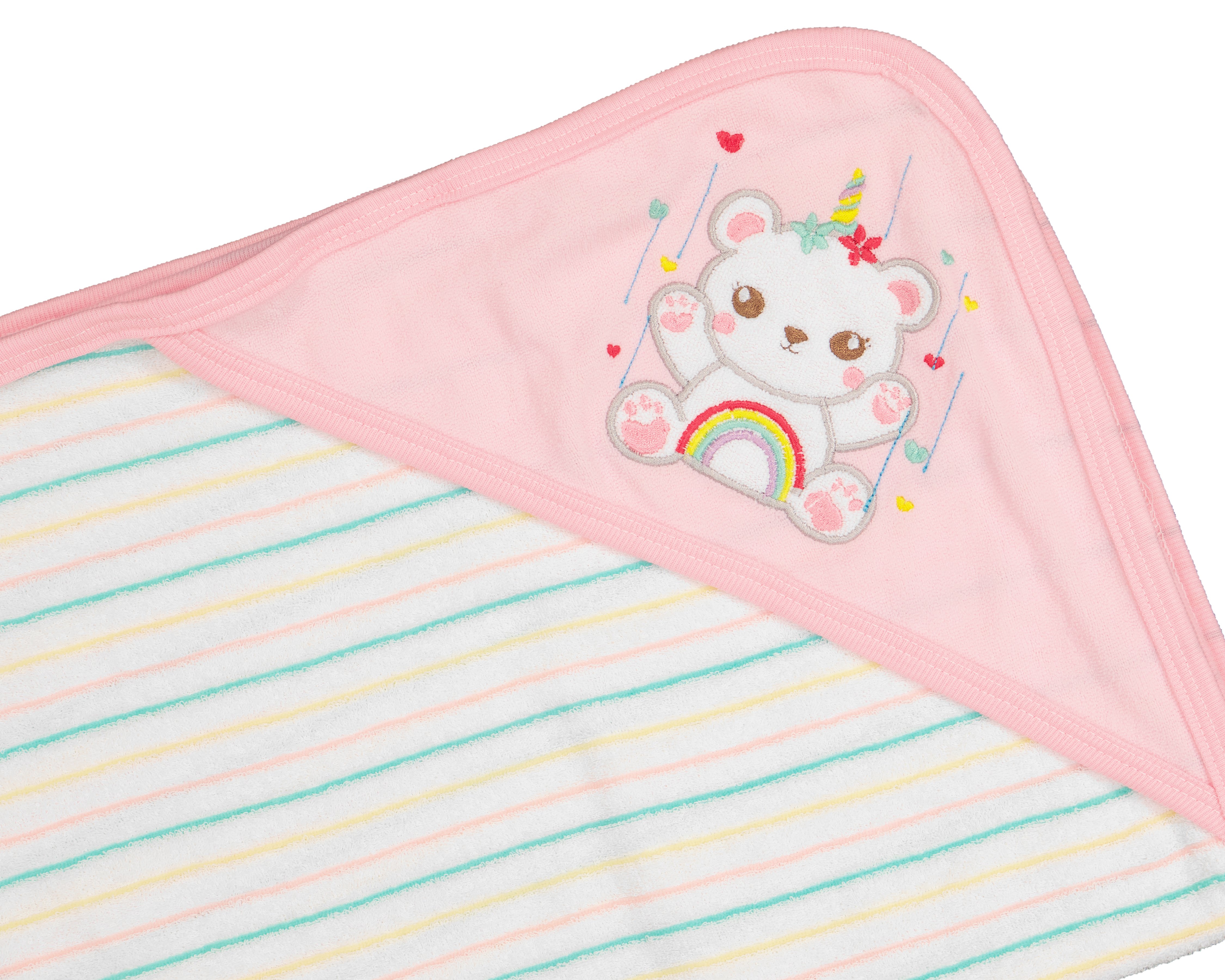 Foto 6 pulgar | Foto 5 | Bata de Baño y Toalla Baby Colors para Bebé Niña