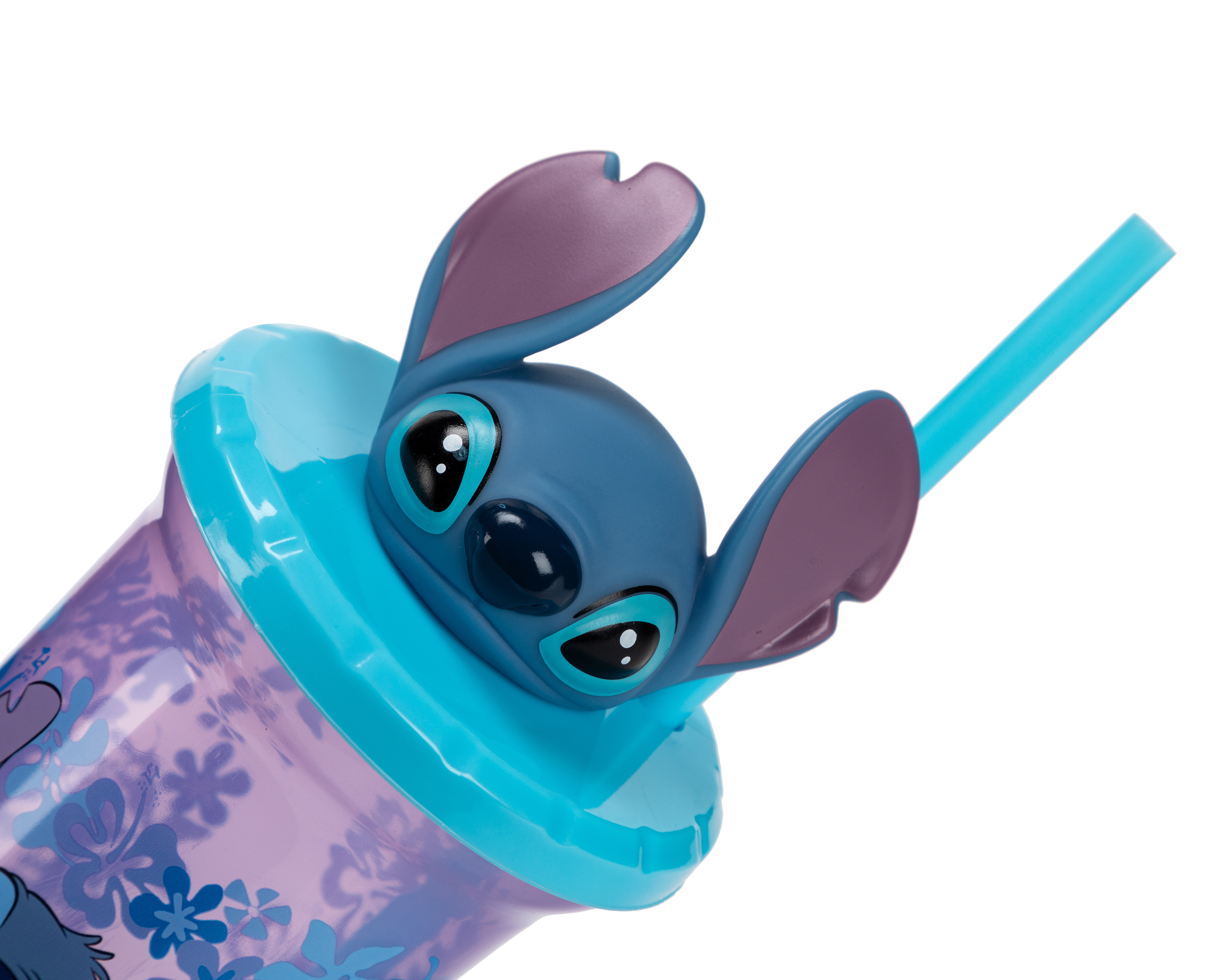 Foto 3 pulgar | Foto 2 | Vaso con Popote de Plástico Disney Lilo & Stitch 400 ml