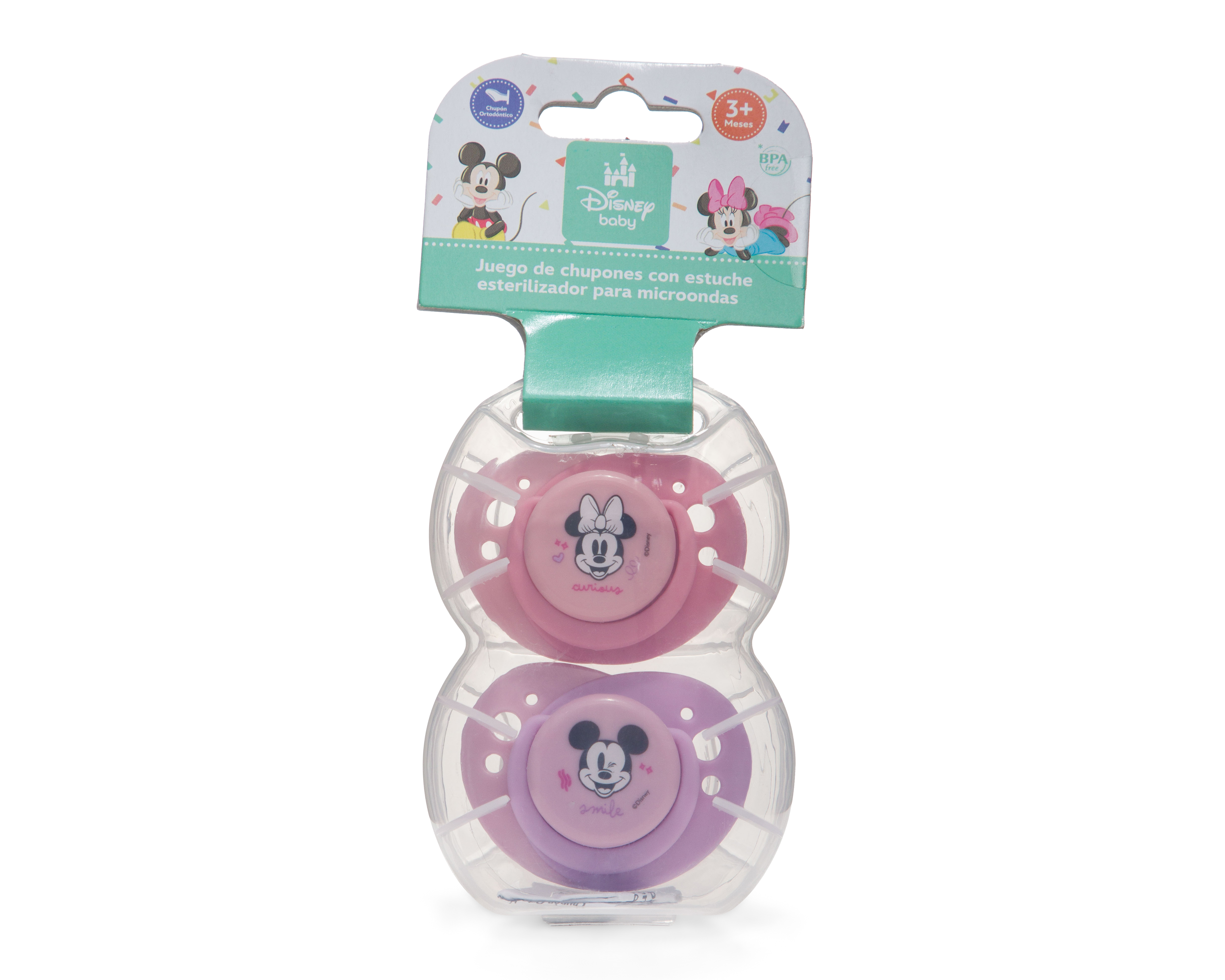 Foto 5 pulgar | Foto 4 | Chupón Minnie Mouse Disney Baby 2 Piezas