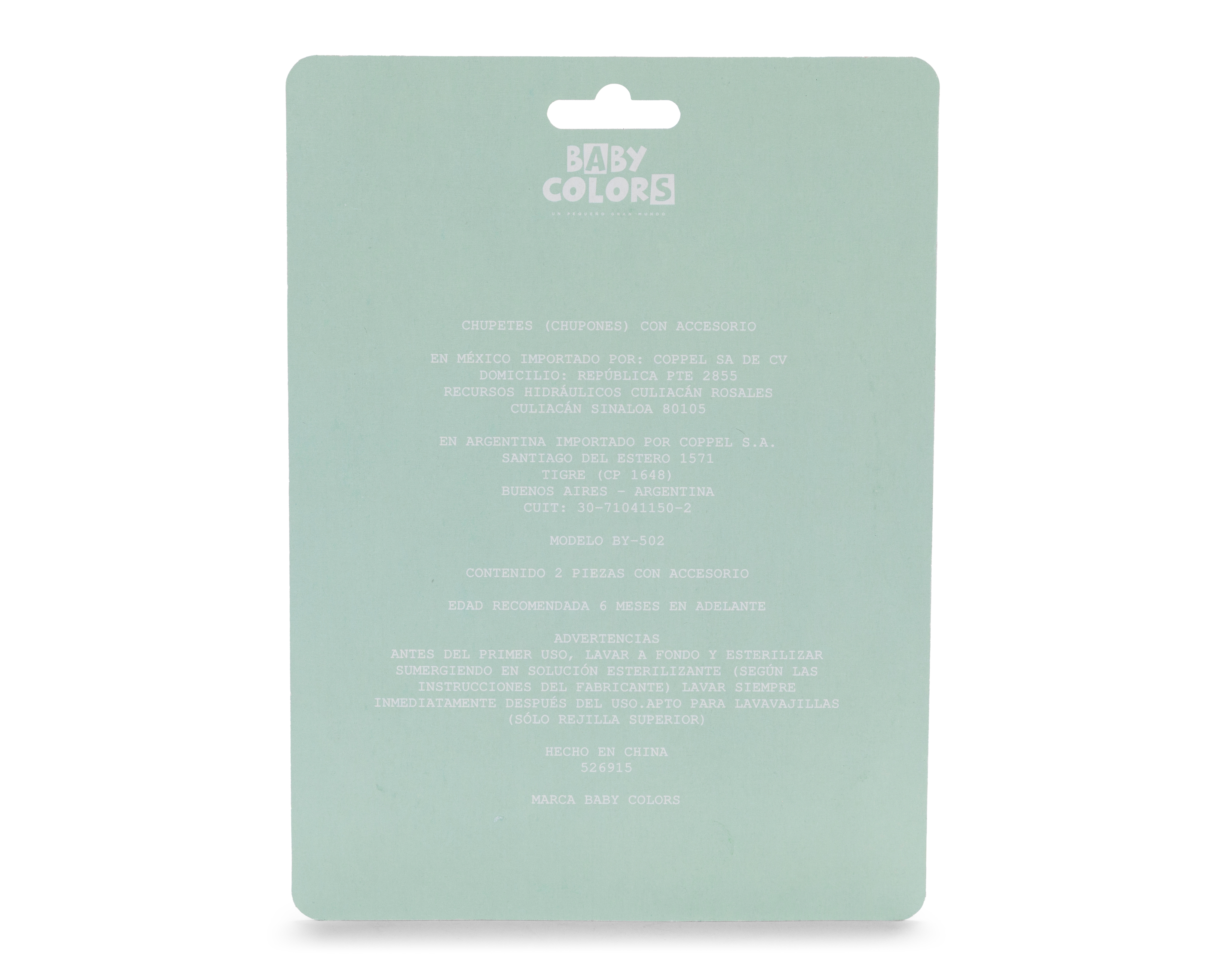 Foto 3 | Foto 3 | Chupón con Estuche Baby Colors 3 Piezas