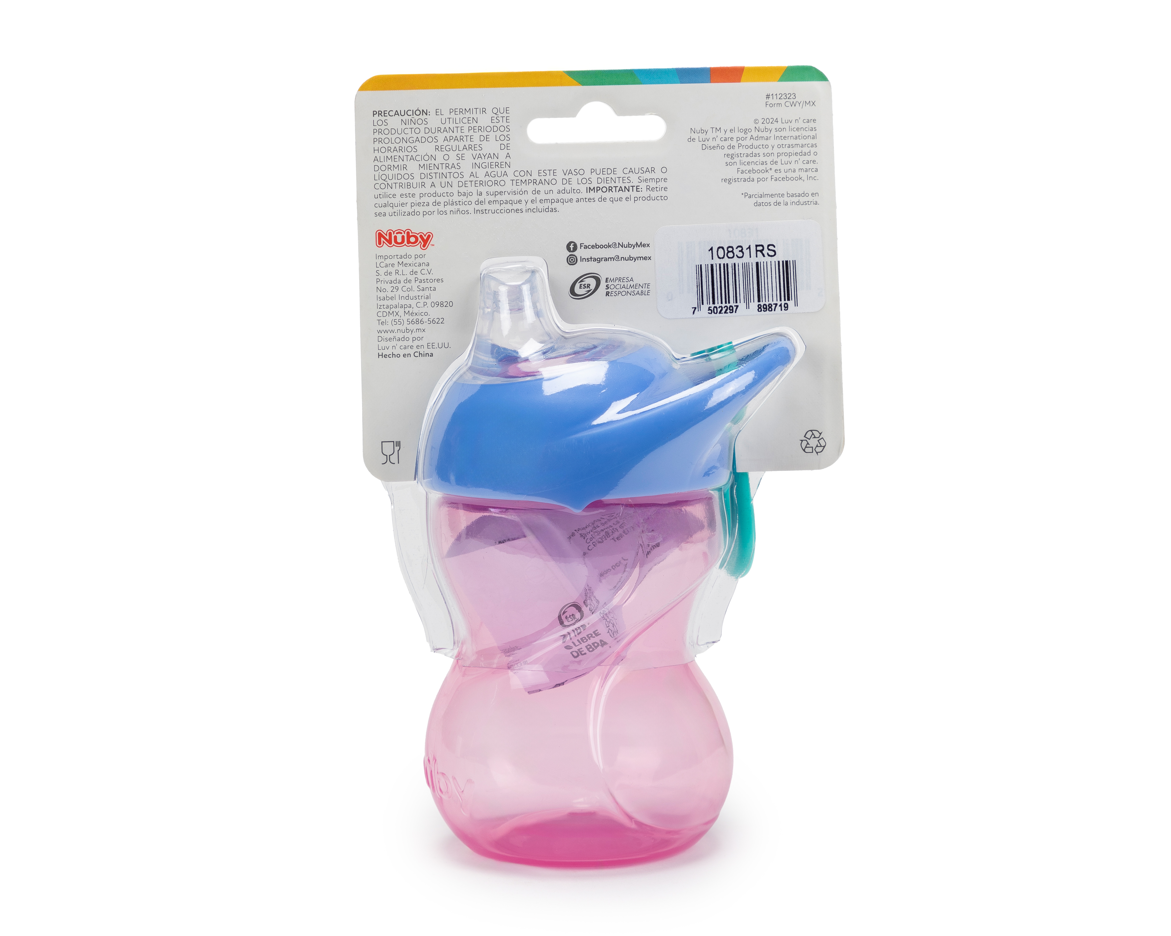 Foto 2 | Foto 2 | Vaso Entrenador Nuby con Gancho 8 oz