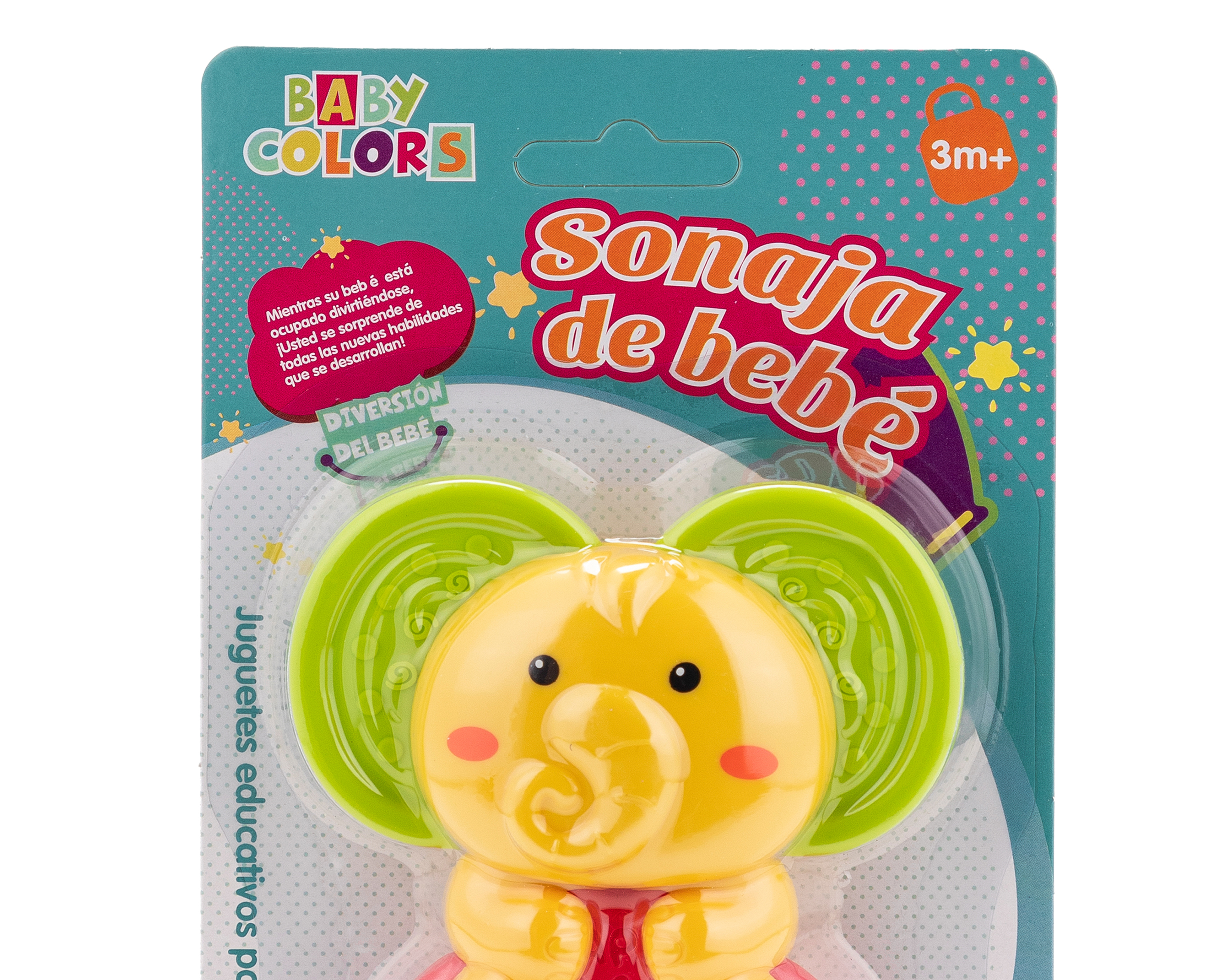 Foto 4 pulgar | Foto 3 | Sonaja para Bebé Baby Colors con Mordedera