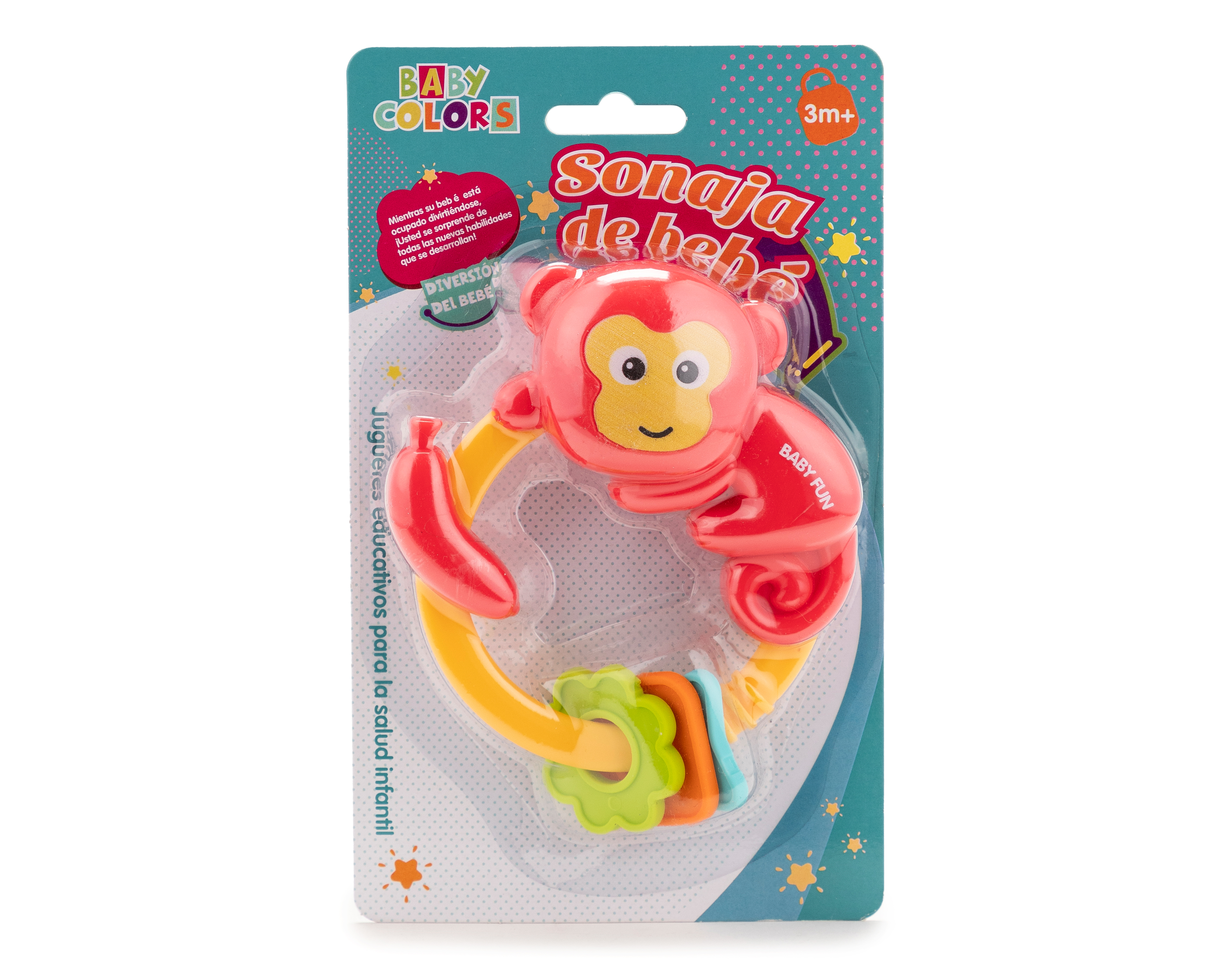 Foto 2 pulgar | Foto 1 | Sonaja para Bebé Baby Colors con Mordedera