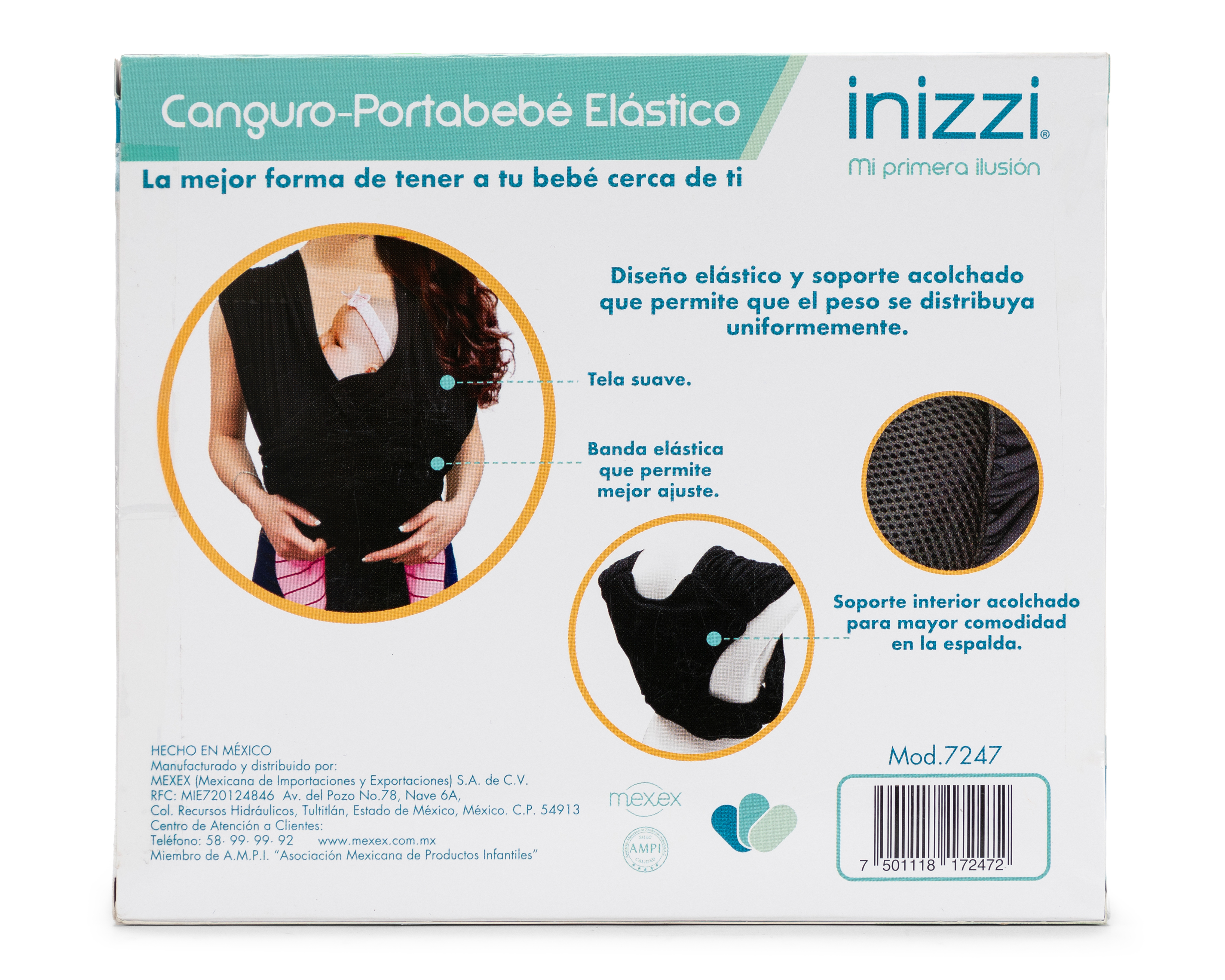 Foto 2 | Foto 2 | Canguro para Bebé Inizzi Negro