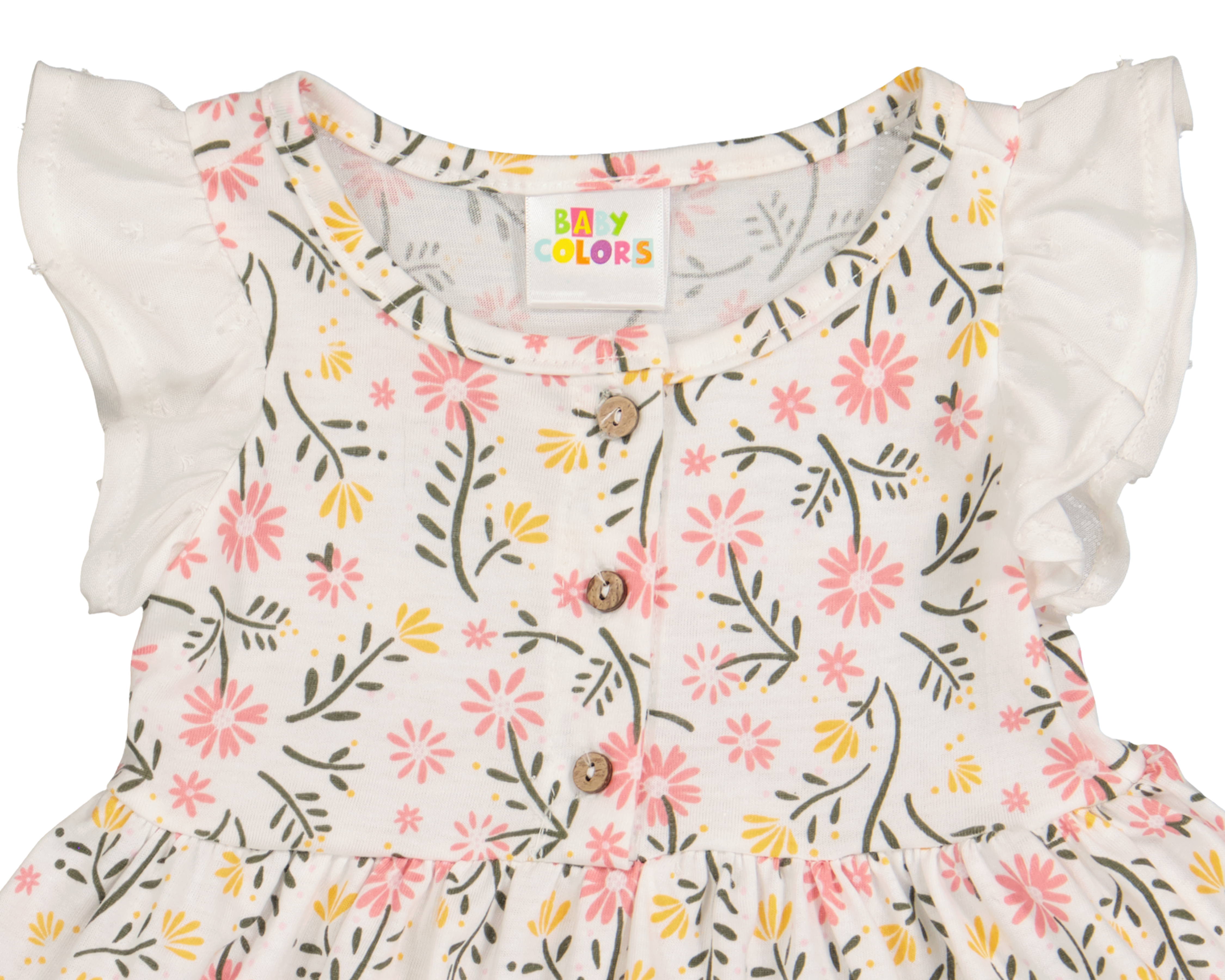 Foto 4 pulgar | Foto 3 | Vestido para Bebé Niña Baby Colors Floral