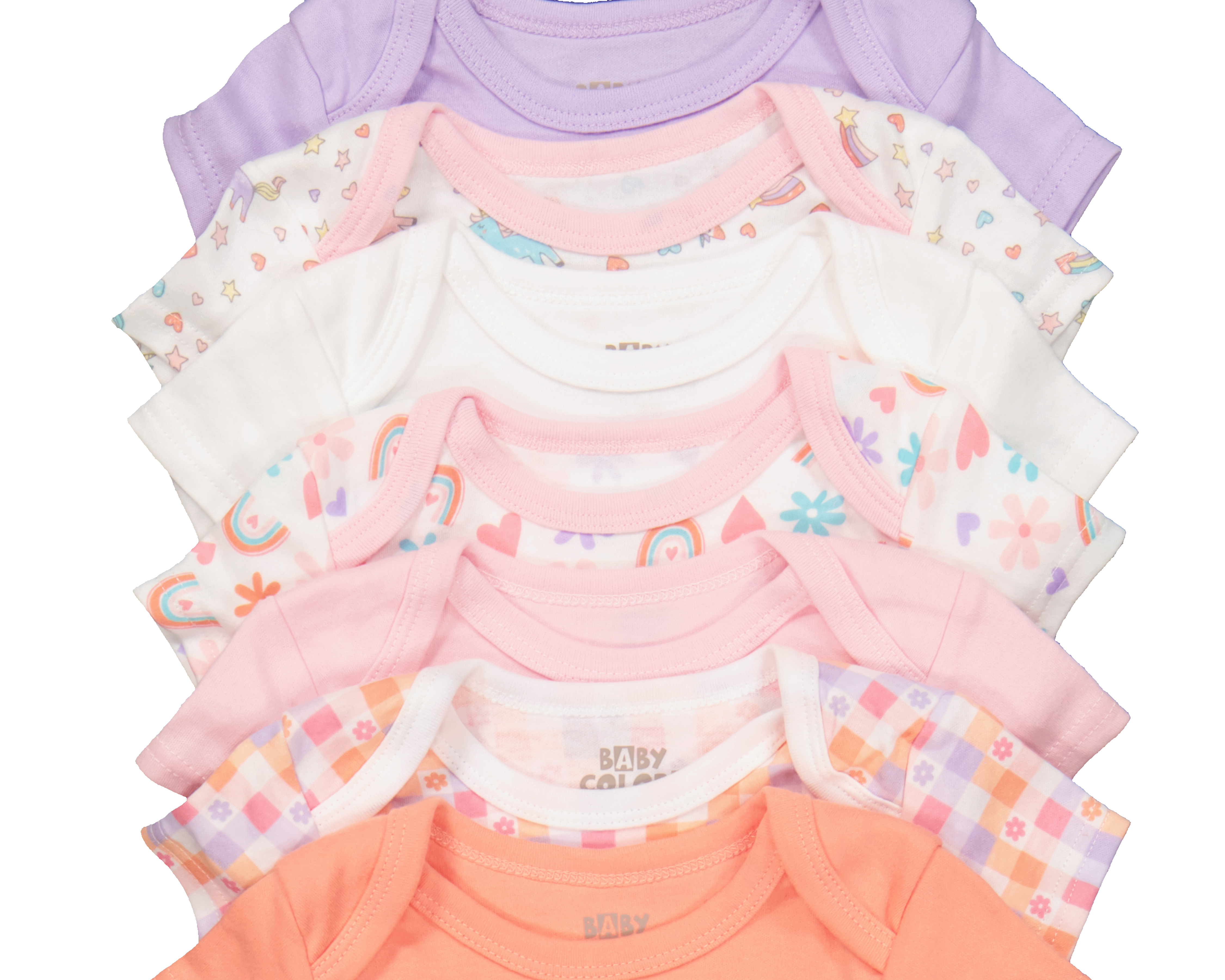 Foto 5 pulgar | Foto 4 | Pañalero para Bebé Niña Baby Colors Estampado 7 Piezas