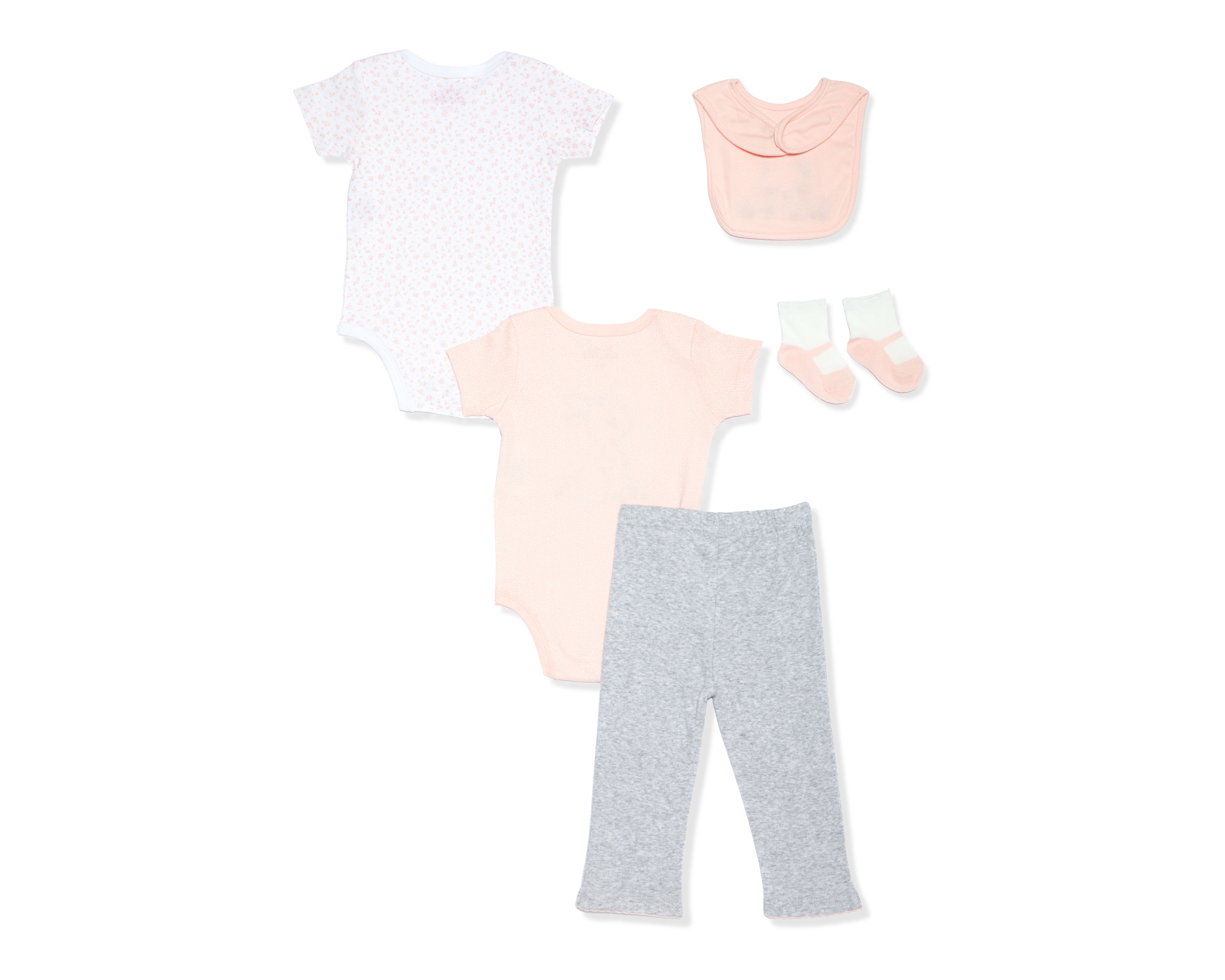 Foto 3 pulgar | Foto 2 | Conjunto de Algodón para Bebé Niña Baby Colors 5 Piezas