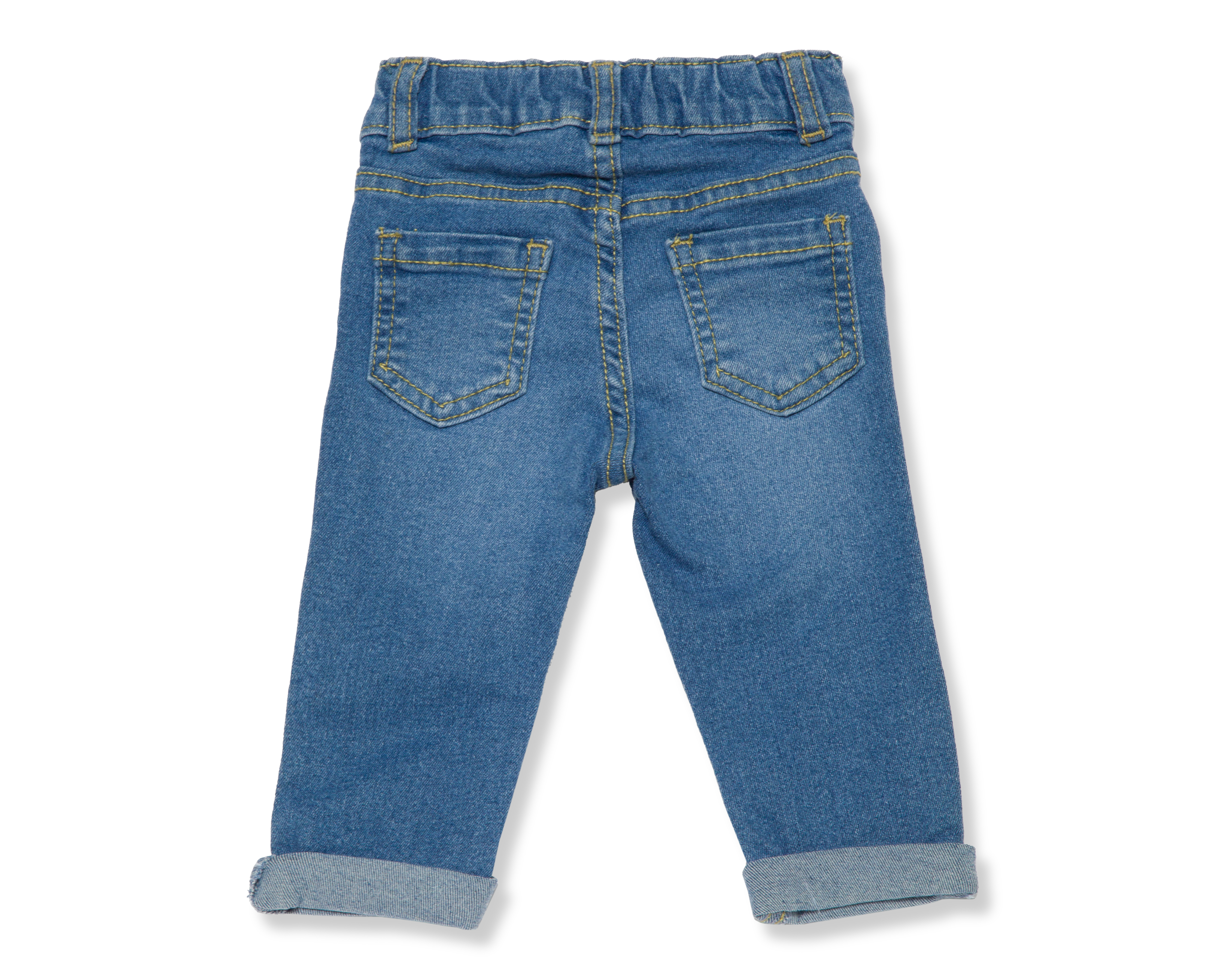 Foto 3 pulgar | Foto 2 | Pantalón para Bebé Niña Baby Colors de Mezclilla