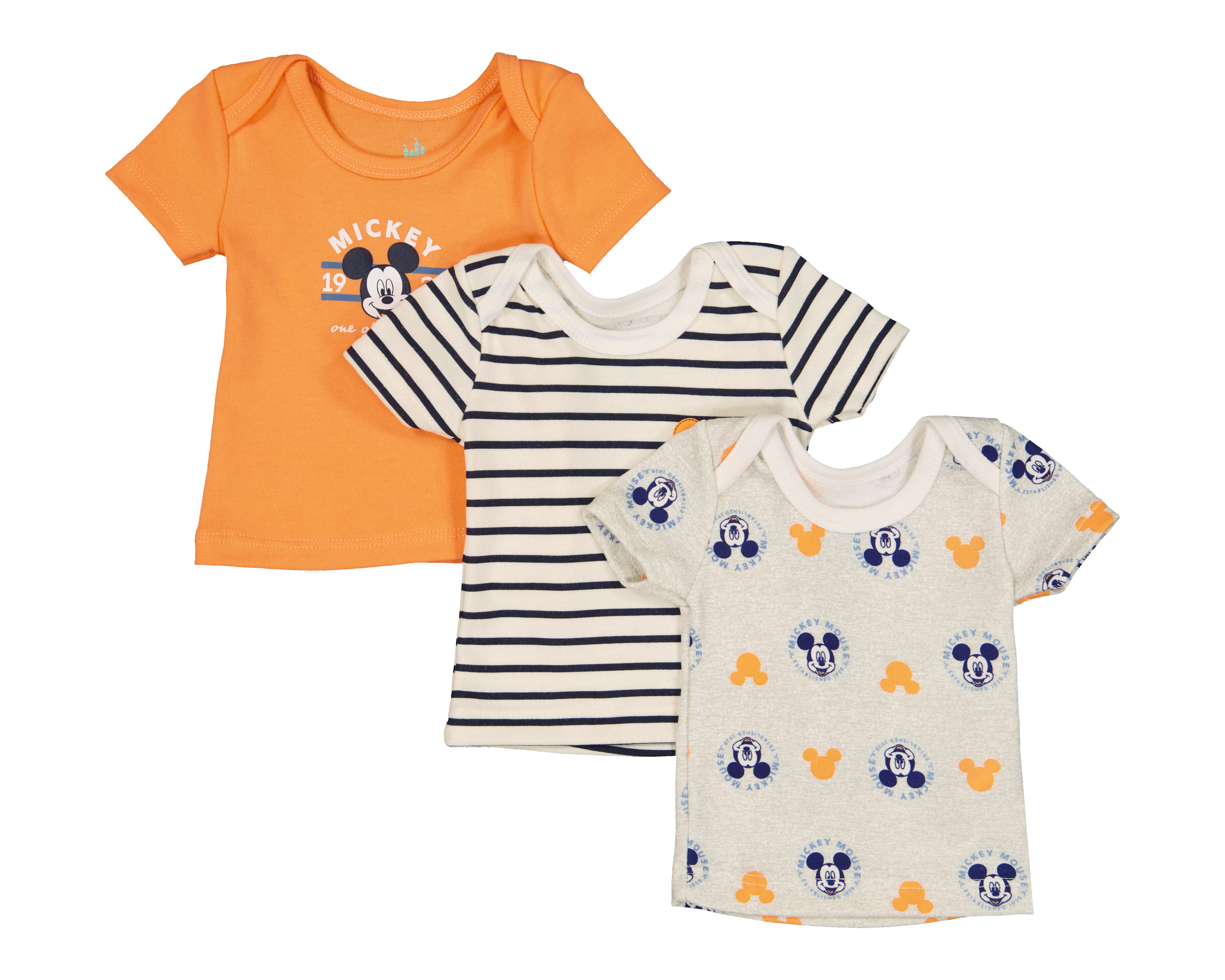 Camiseta Interior Disney para Bebé Niño 3 Piezas